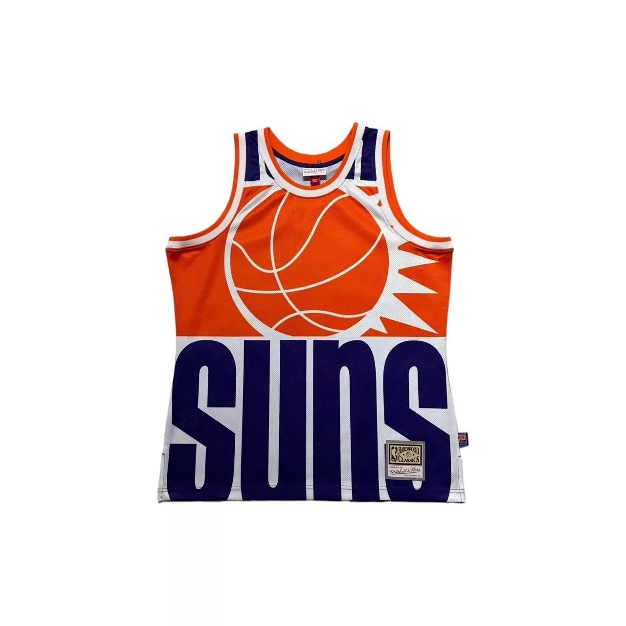 Mitchell & Ness Jerseys Mitchell & Ness × NBA × Vintage Phoenix Suns Mitchell & Ness AOP Jersey Purple