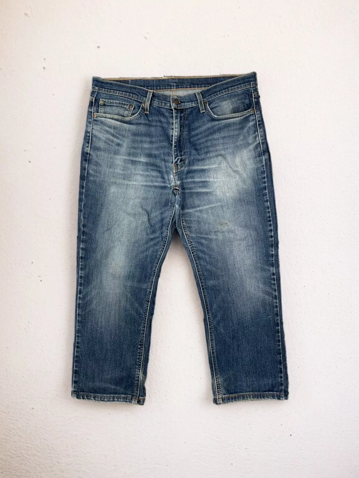 Levi's Denim Levi's Levis 541 Stonewash Distressed Denim Pants (AB37) Blue Streetwear