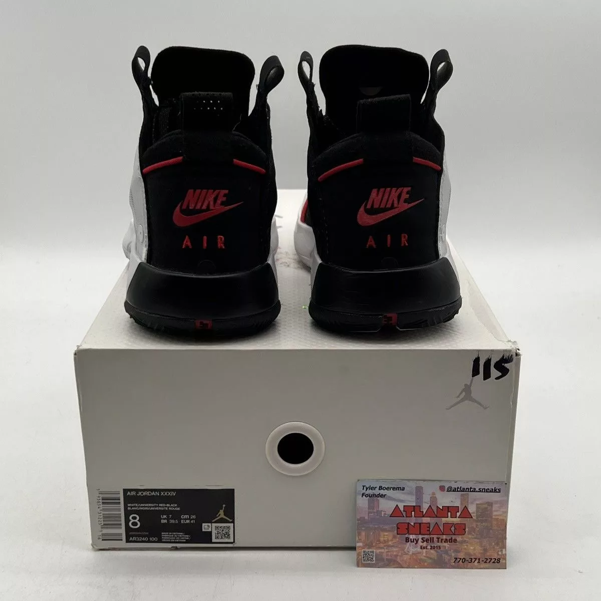 Jordan Brand Hi Top Sneakers Jordan Brand Air Jordan 34 Chicago White