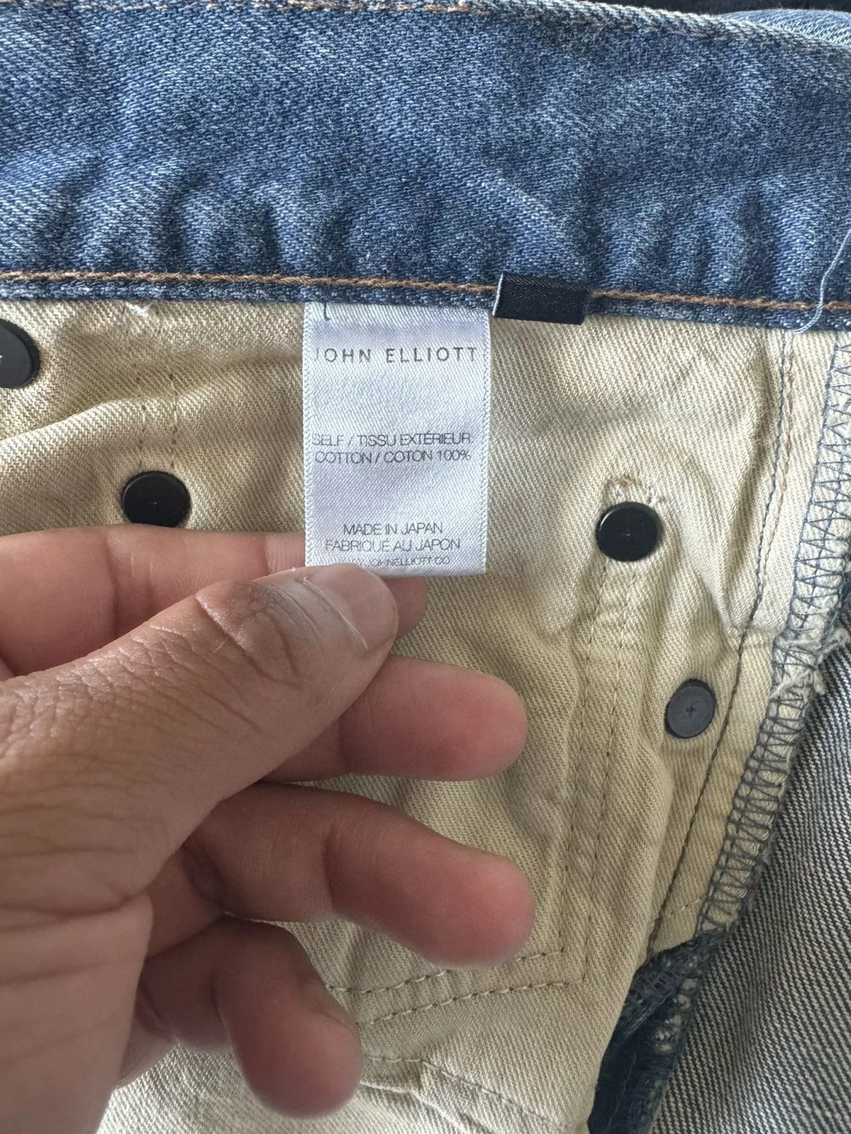 John Elliott Denim John Elliott John Elliot Daze Jeans Regular Fit Blue