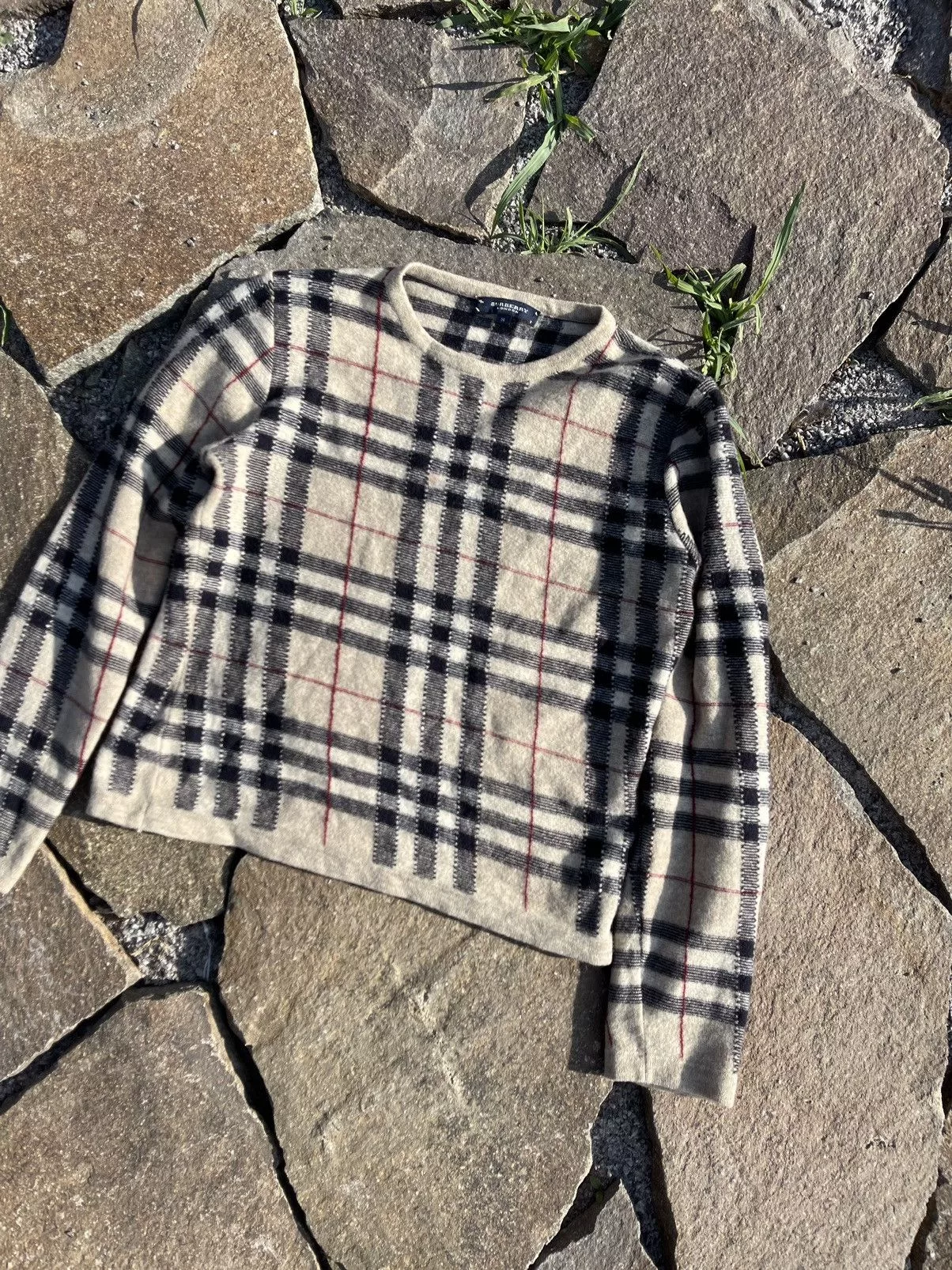 Burberry Sweaters Burberry Nova Check wool sweater Multi
