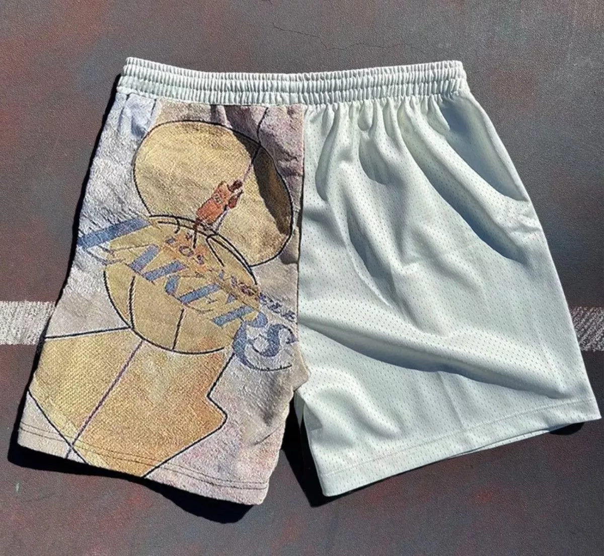 NBA Shorts NBA × Other LA lakers Kobe shorts White