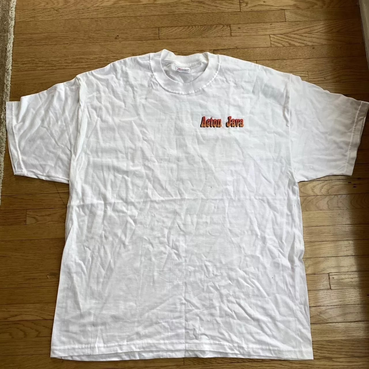 Hanes Short Sleeve T Shirts Hanes Hanss Action Java tee White