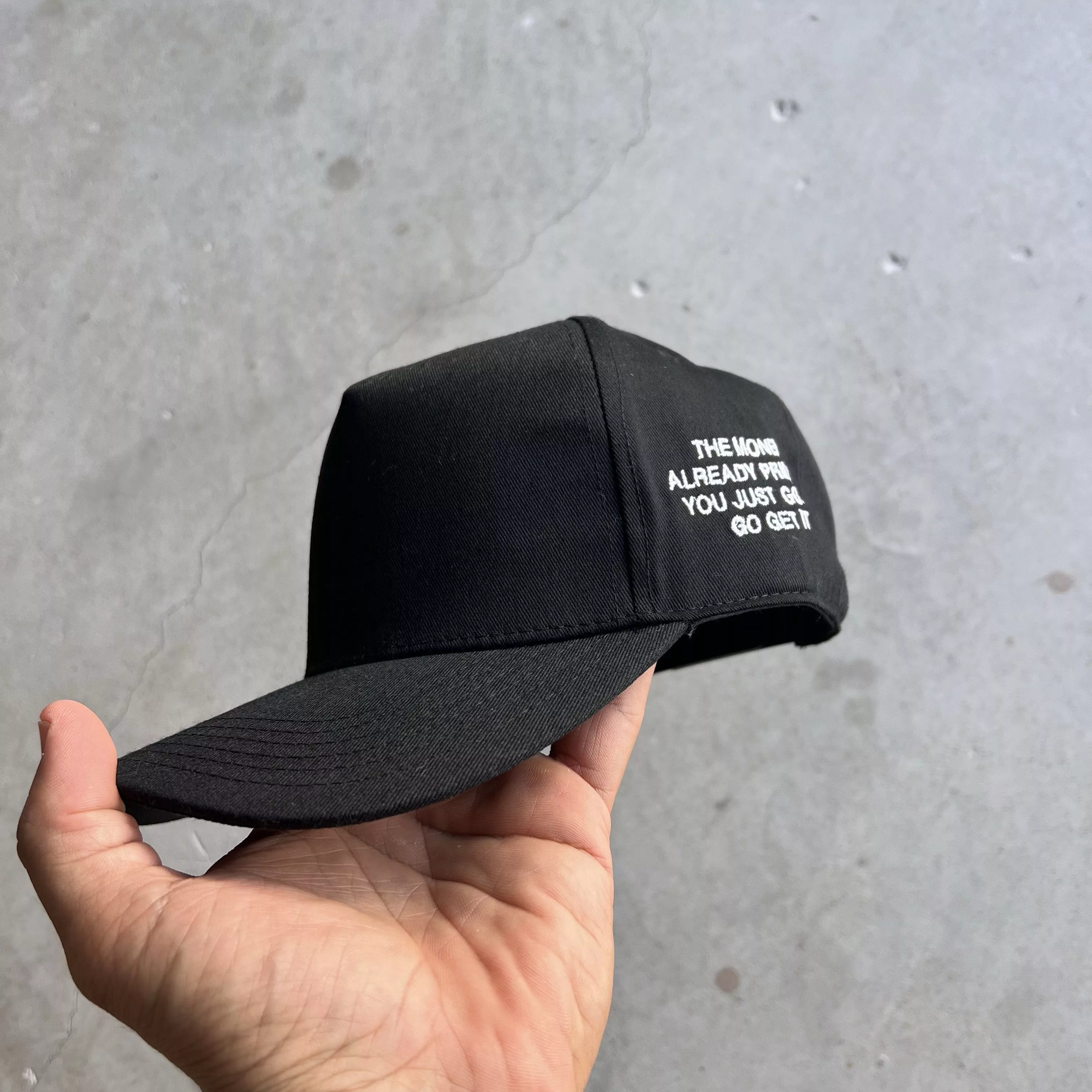 Prolific Hats Prolific The money already printed hat Black