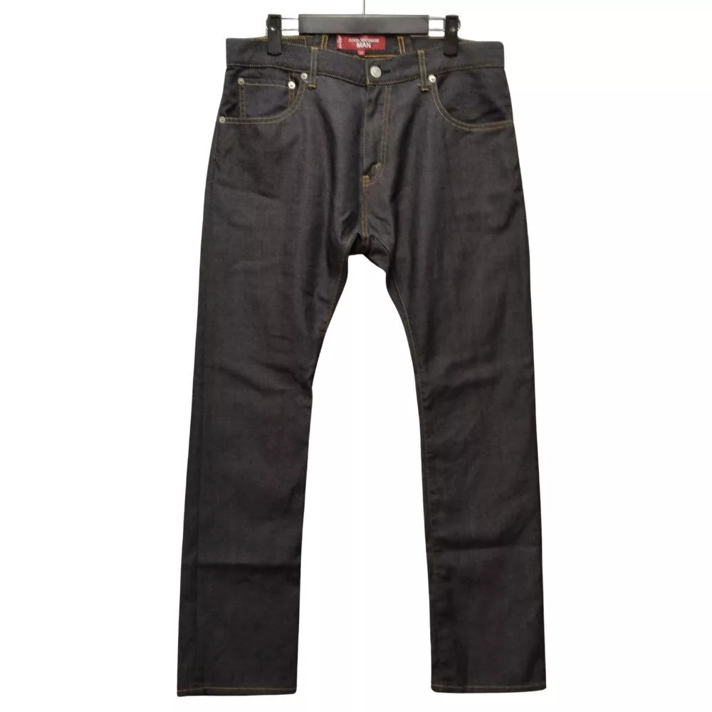 Junya Watanabe Denim Plain Wool Long Pants Indigo Purple