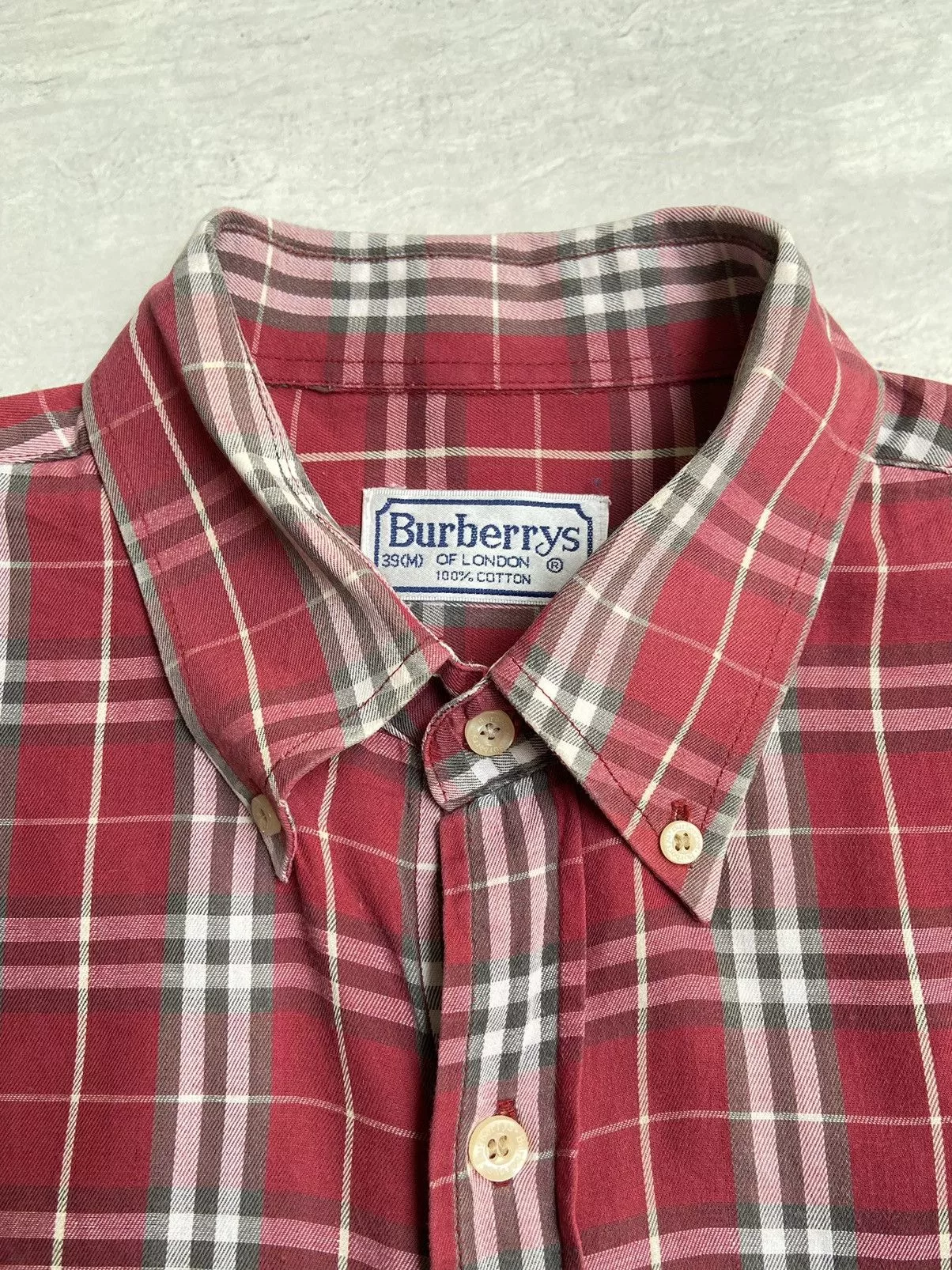 Burberry Shirts Button Ups BURBERRY Red Striped Shirt