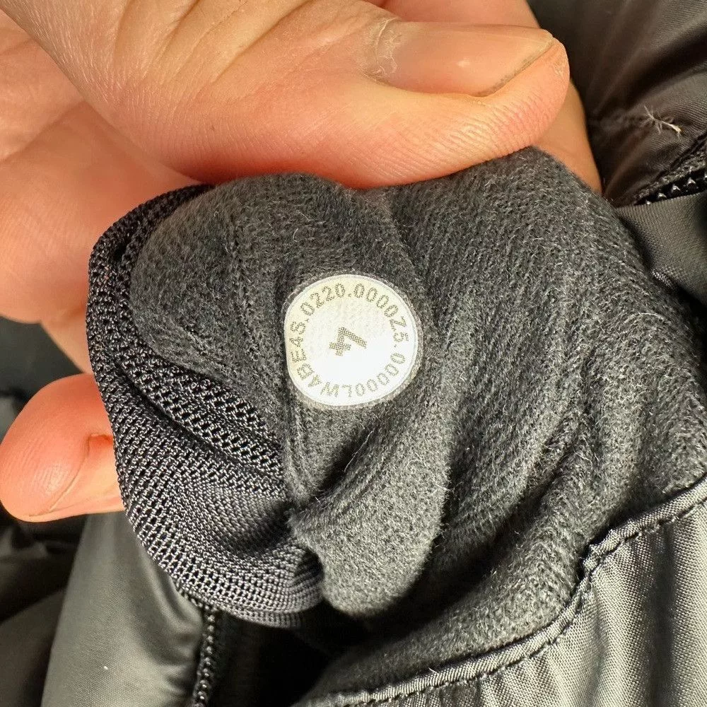 Lululemon Rain Jackets Lululemon Wunder Puff Jacket Black Down Women’s Size 4 US