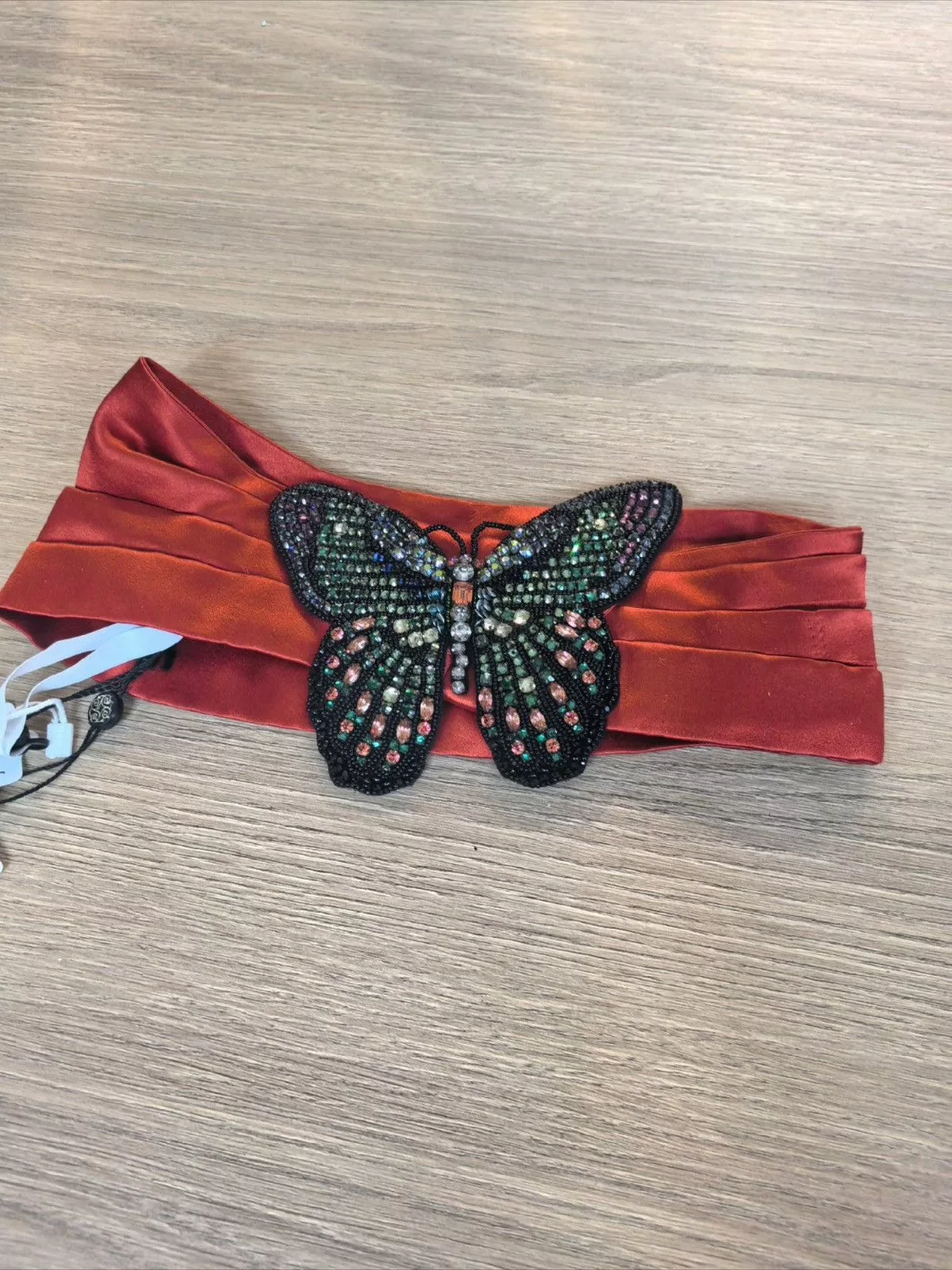 Gucci Hats Gucci crystal silk headband Red