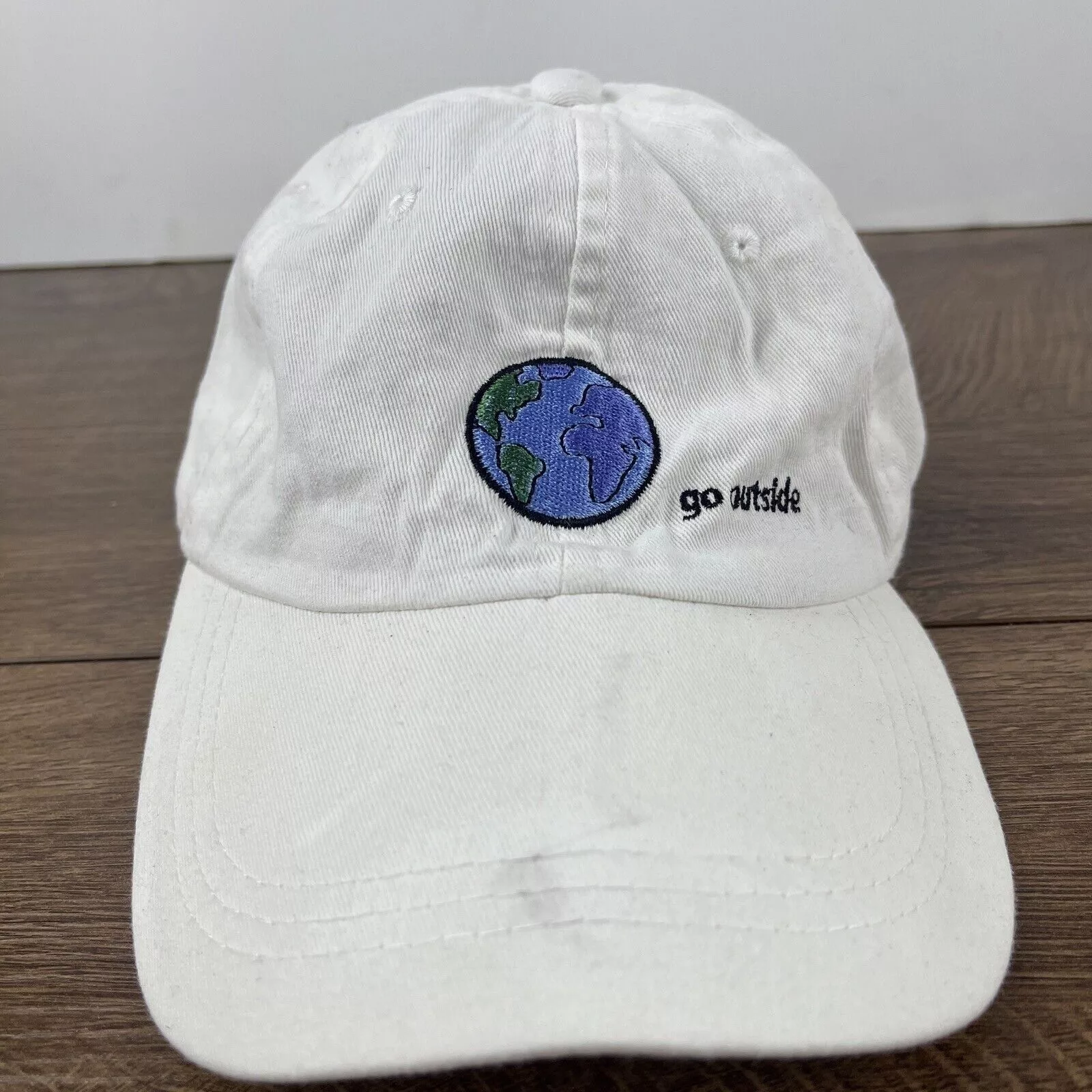Other Hats Other Go Outside Hat World Globe Hat White Hat Adjustable Adult Si