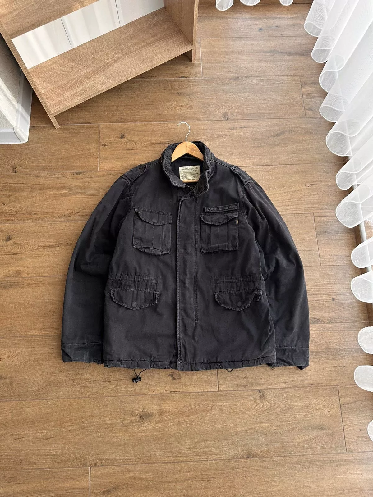 Alpha Industries Parkas Alpha Industries × Vintage Vintage Alpha Industries Multipocket Military Heavy Jacket Black