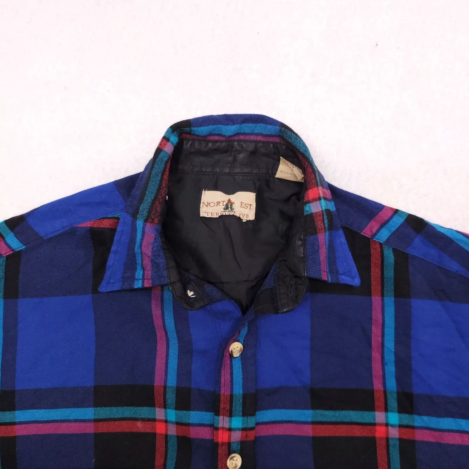 Northwest Territory Shirts Button Ups Northwest Territory Buffalo Check Flannel Shirt Mens Size S Blue