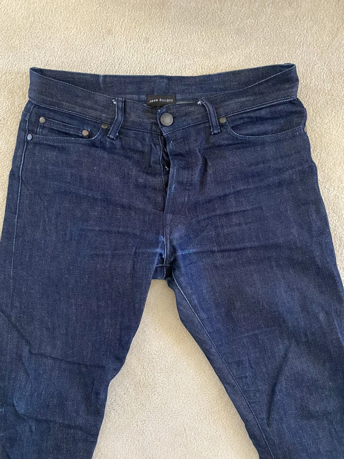 John Elliott Denim John Elliott Cast 2 Jeans - Raw Indigo Sz 30 Purple