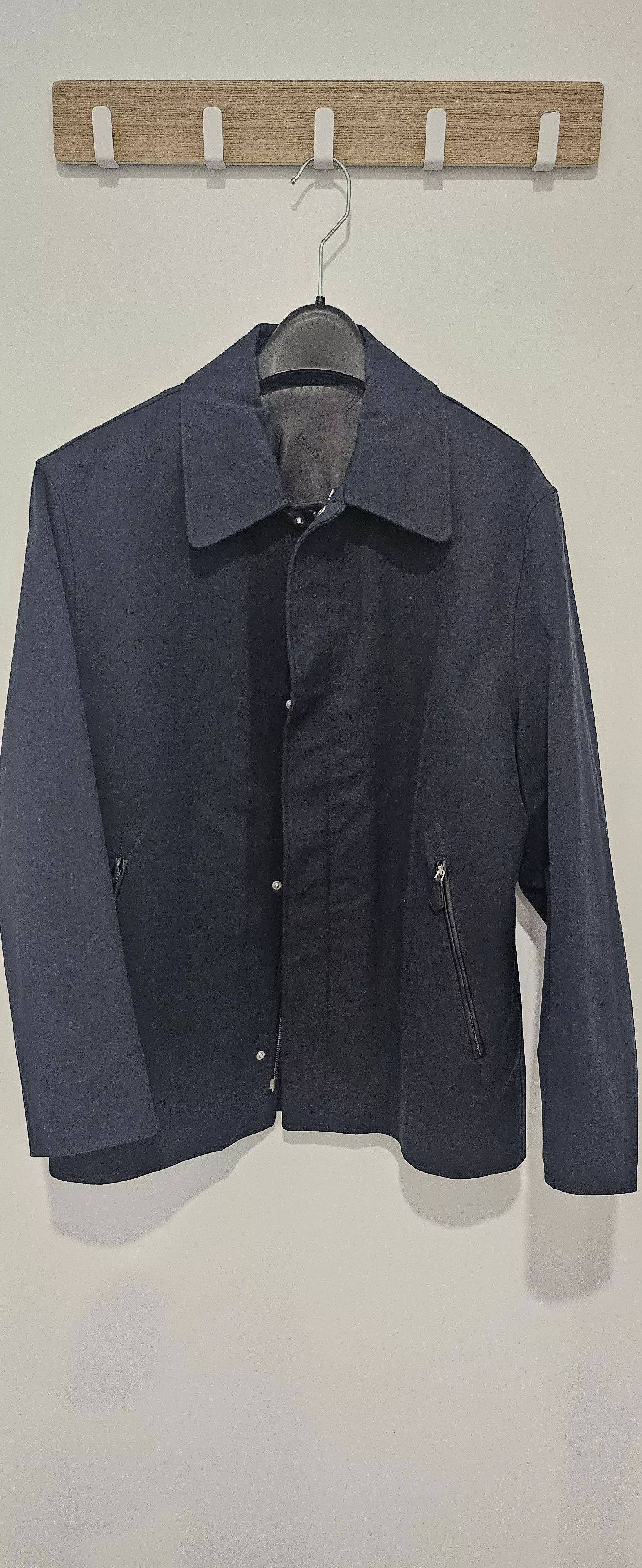 Hermes Heavy Coats Hermes Work Jacket - Size 48 Blue
