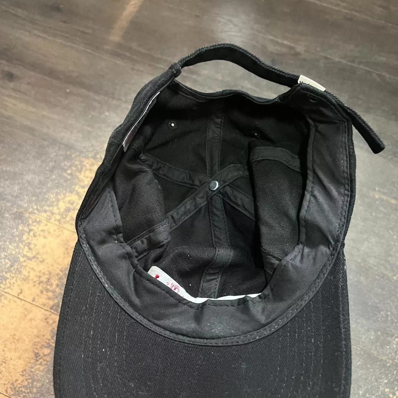 Designer Hats Designer Vintage Click Double Click Strap Back Hat Tech Computers Black