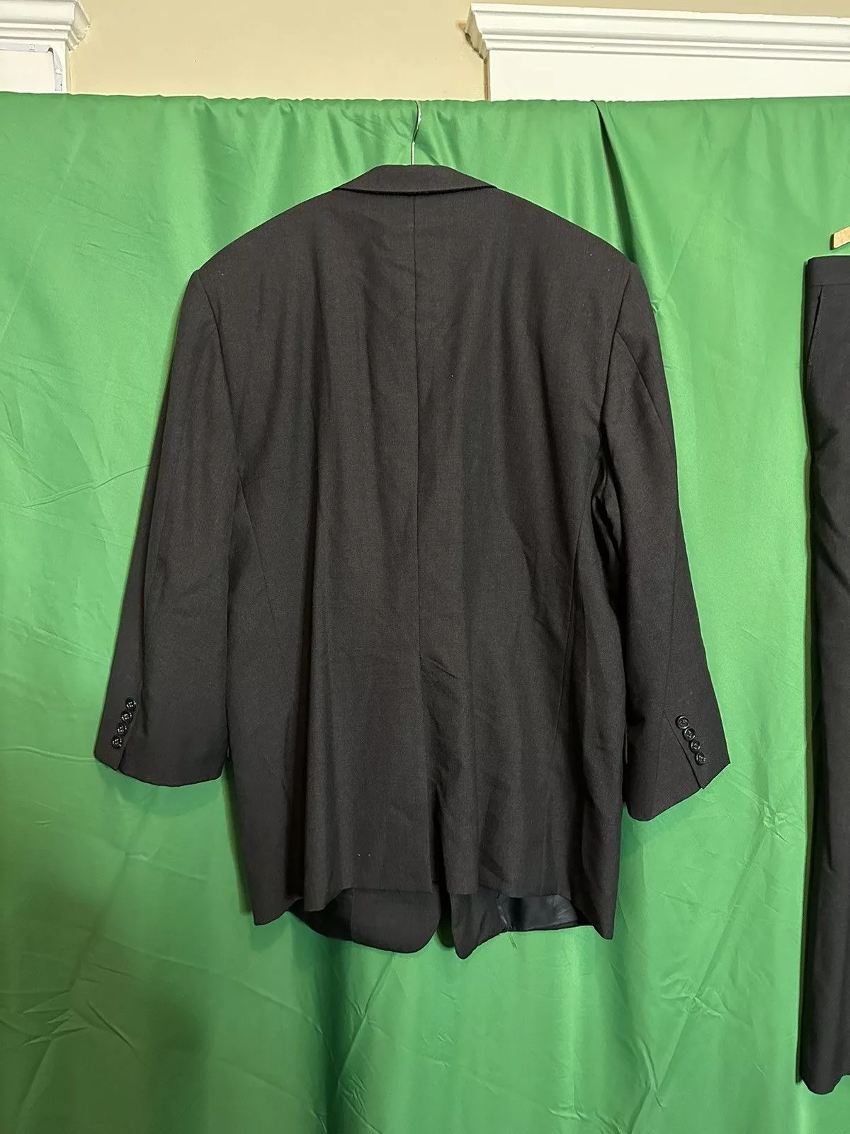Hickey Freeman Suits Hickey Freeman 2pc slate gray wool 2pc USA-made boardroom suit