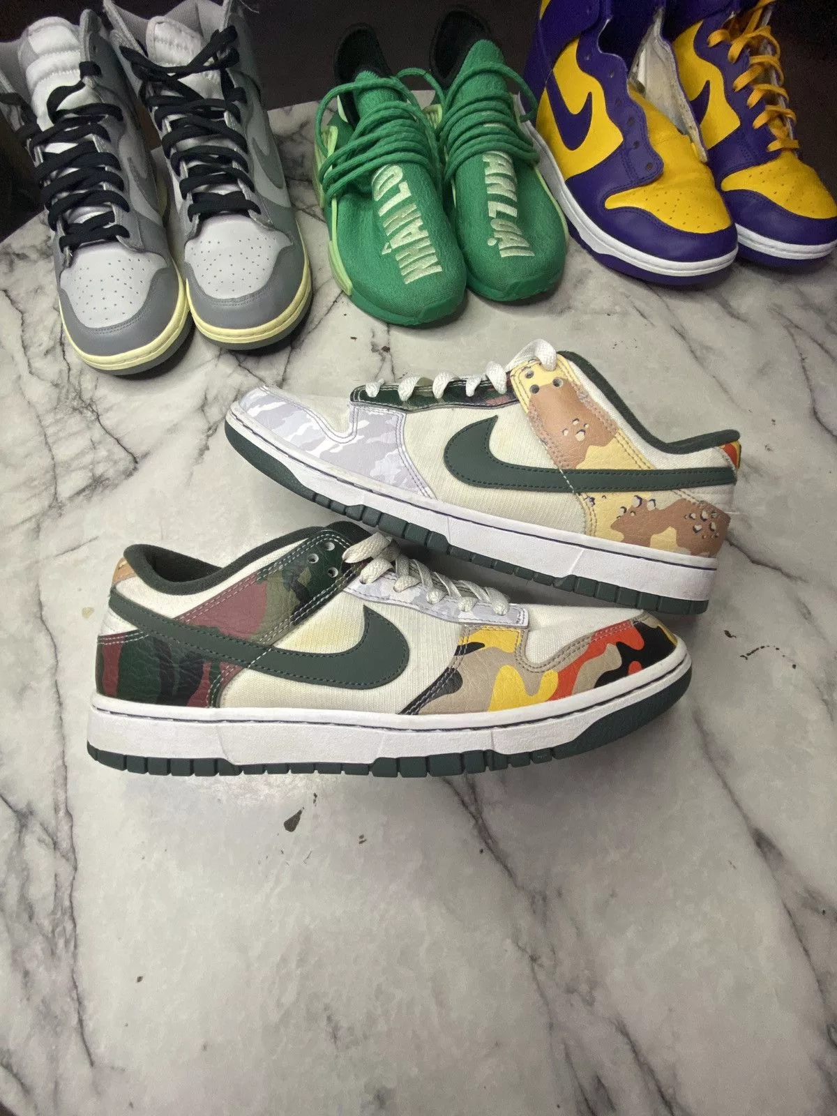 Nike Low Top Sneakers Nike Dunk low multi camo