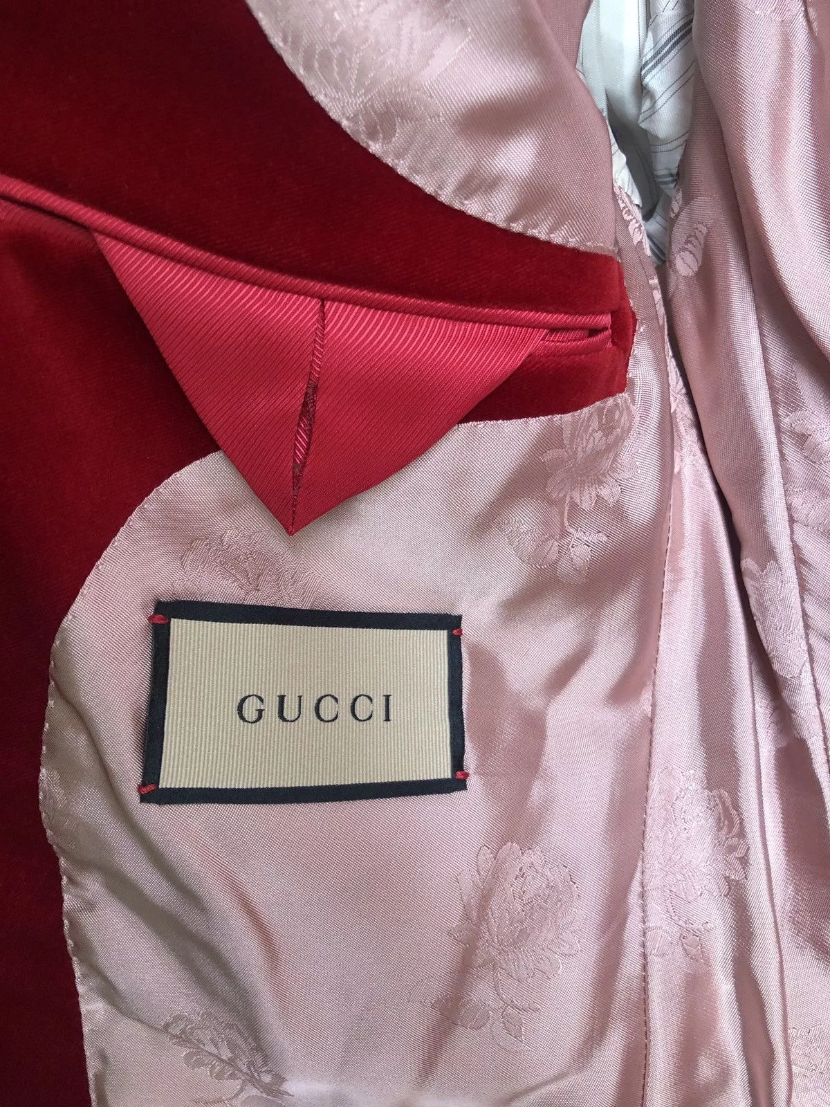Gucci Blazers Gucci Red Velvet Blazer