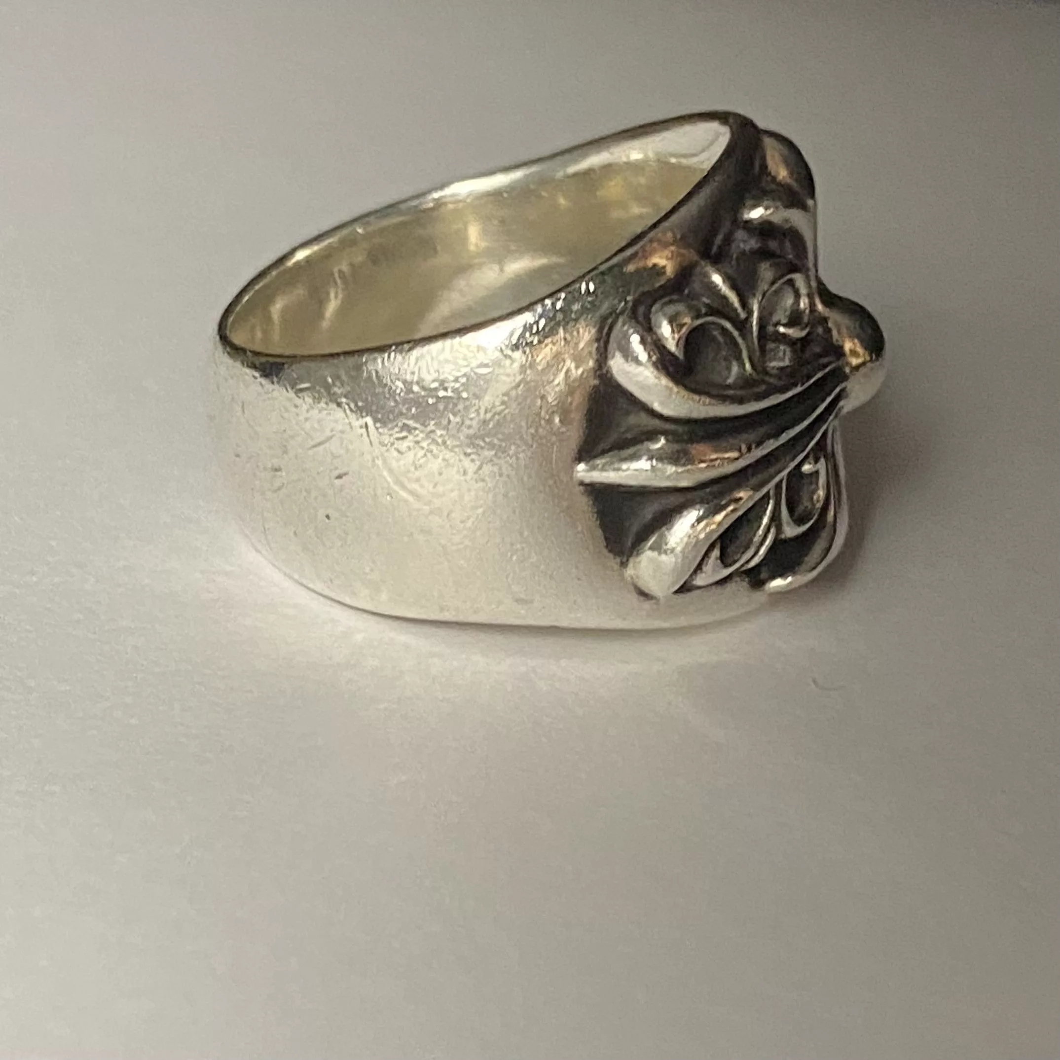 Chrome Hearts Jewelry Watches Chrome Hearts Keeper ring size 10 Silver