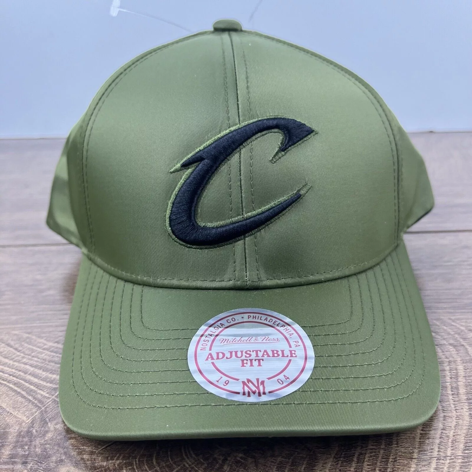 Mitchell & Ness Hats Mitchell & Ness Cleveland Cavaliers Snapback Hat Green Cap Adjustable Green