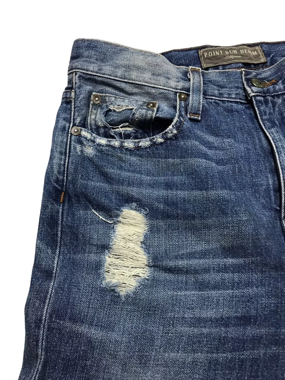 Vintage Denim Vintage Point Sur Denim Blue