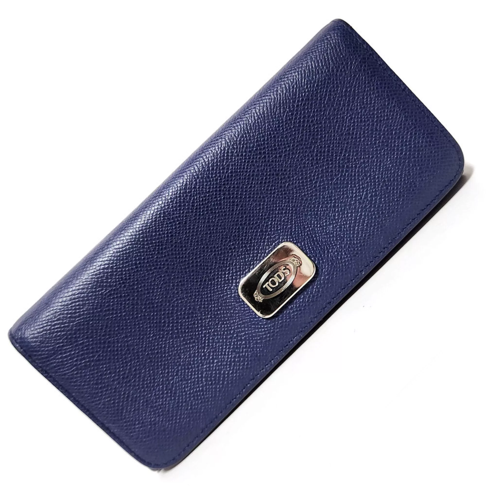 Tod's Wallets Tod's Bi-fold Wallet - Blue Leather Long Men Women