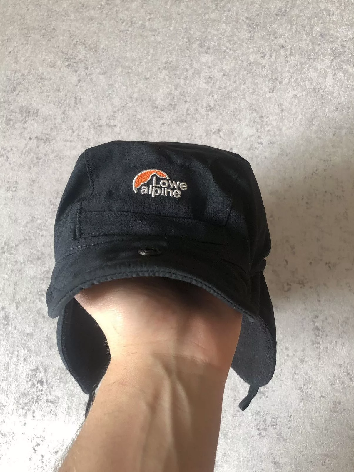 Japanese Brand Hats Japanese Brand × Vintage LOWE ALPINE VINTAGE GORE TEX HAT Black Gorpcore