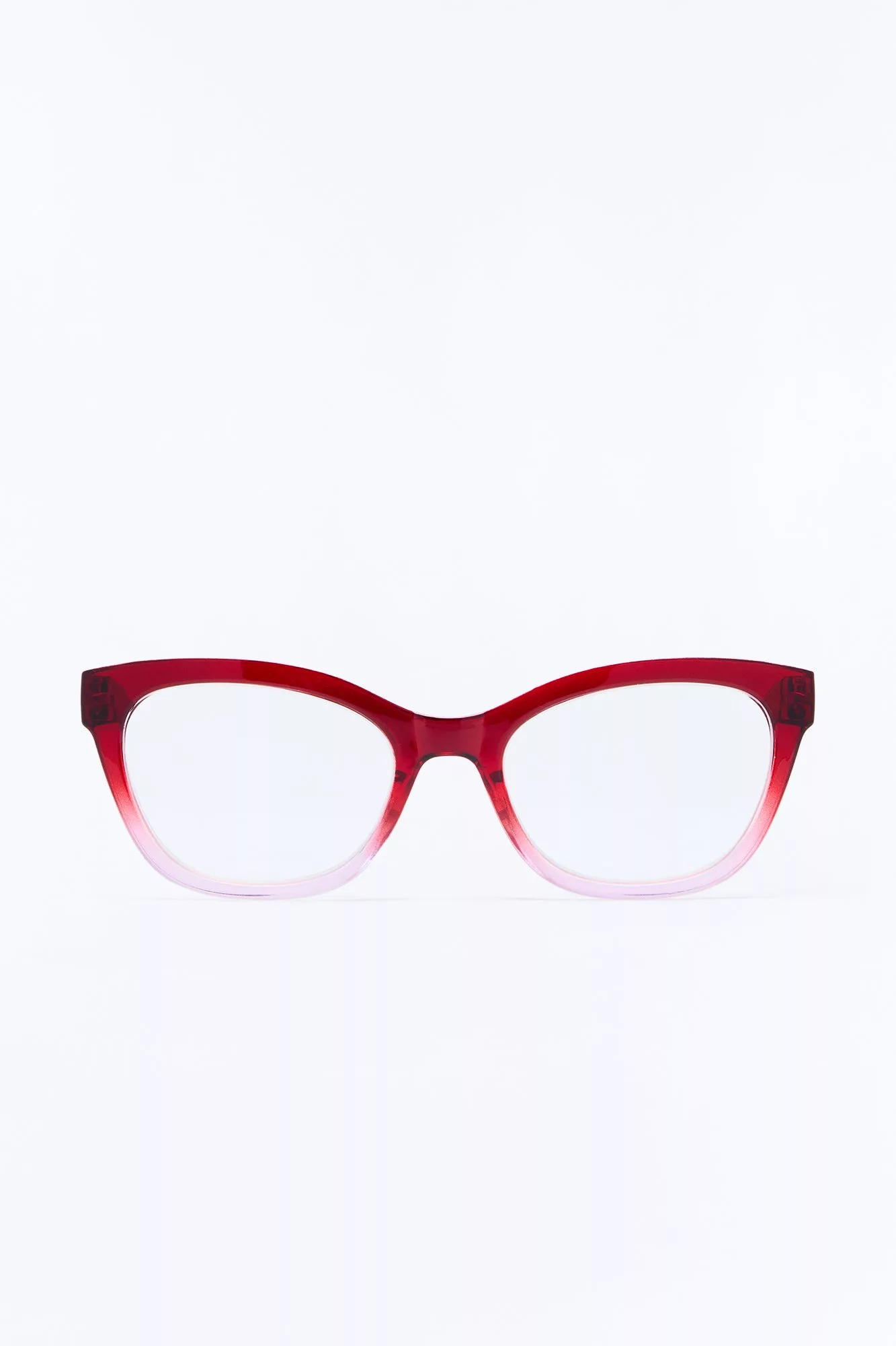 Ombre Aura Reader Glasses - Red/combo