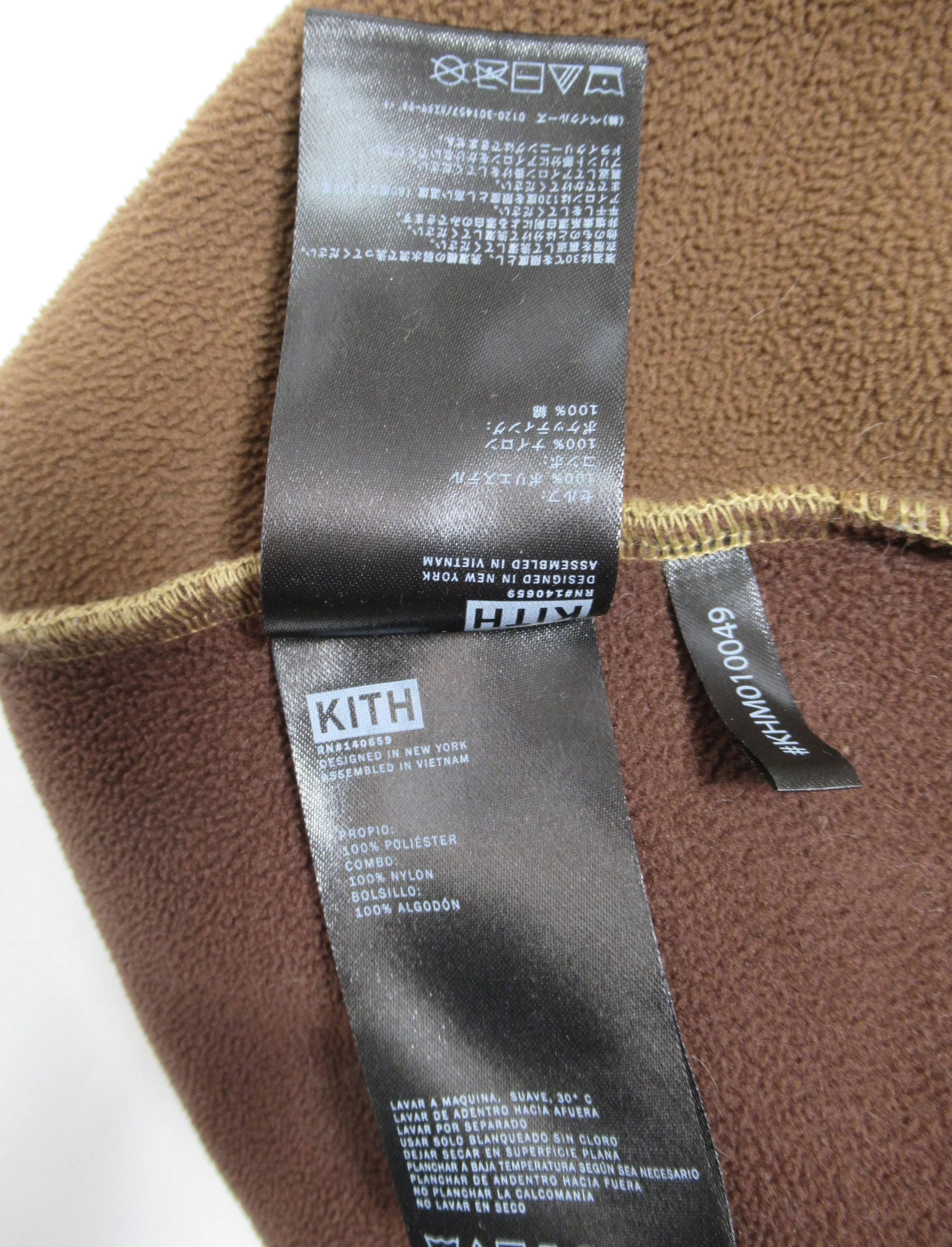 Kith Bombers Kith Men's Pinehurst Bonded Sherpa Full Zip KHM010049 Multi
