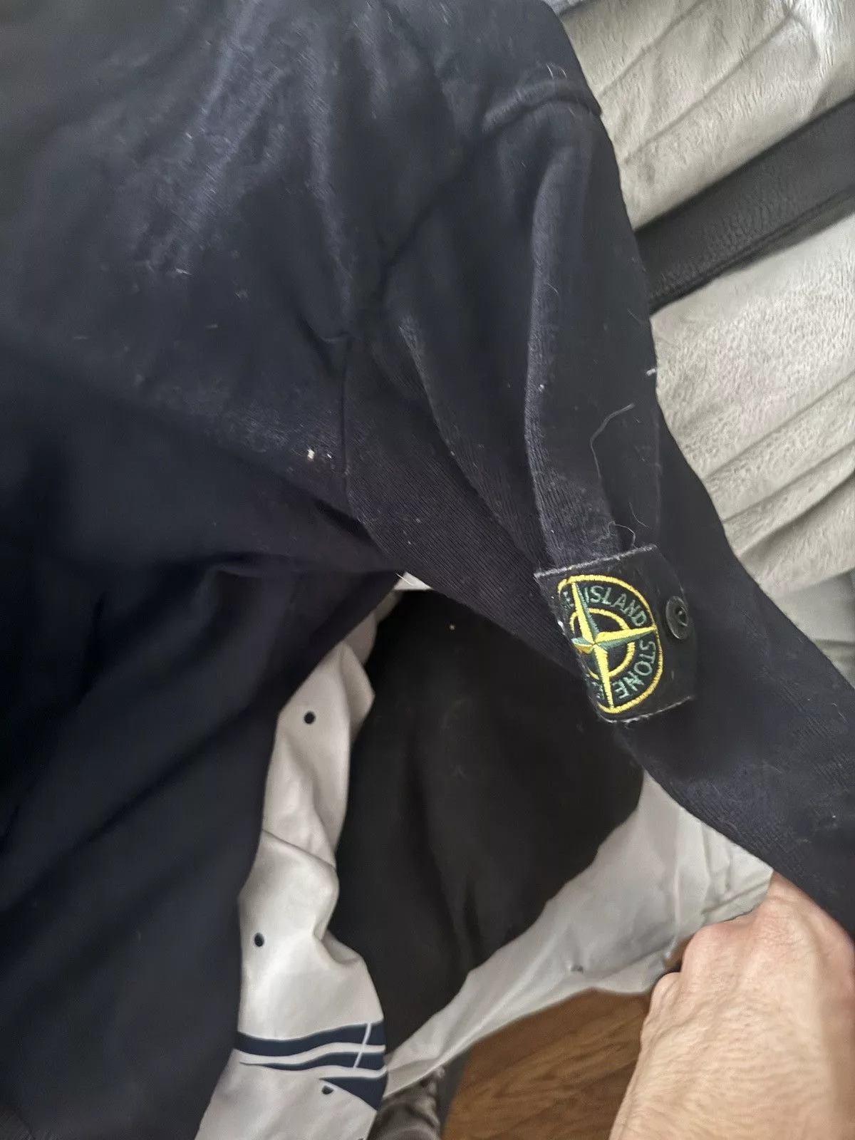 Stone Island Sweaters Knitwear Stone Island Blue Cardigan