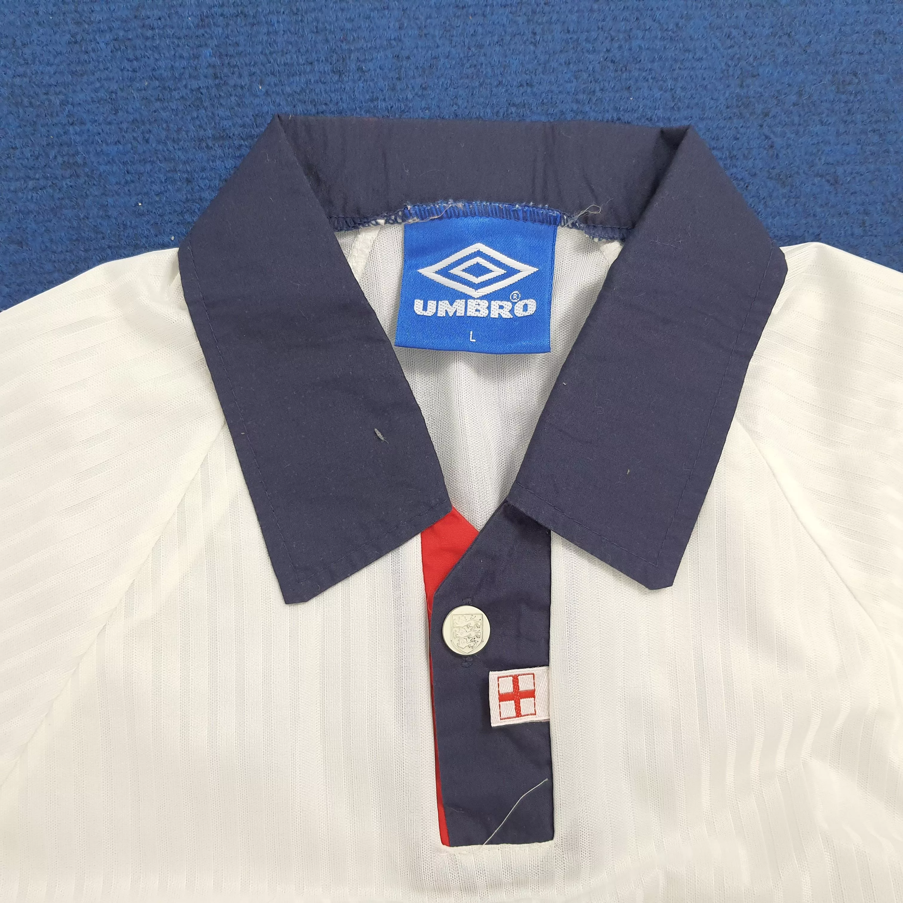 Umbro Jerseys UMBRO England Soccer Jersey White