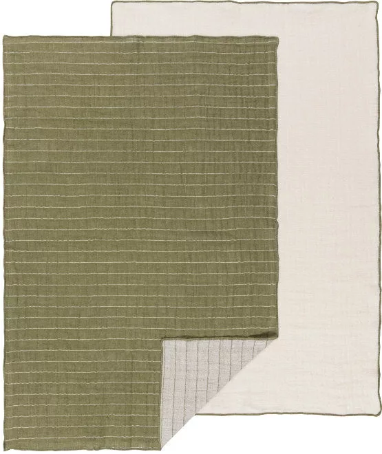 Olive Branch Double Gauze Towels 2 set