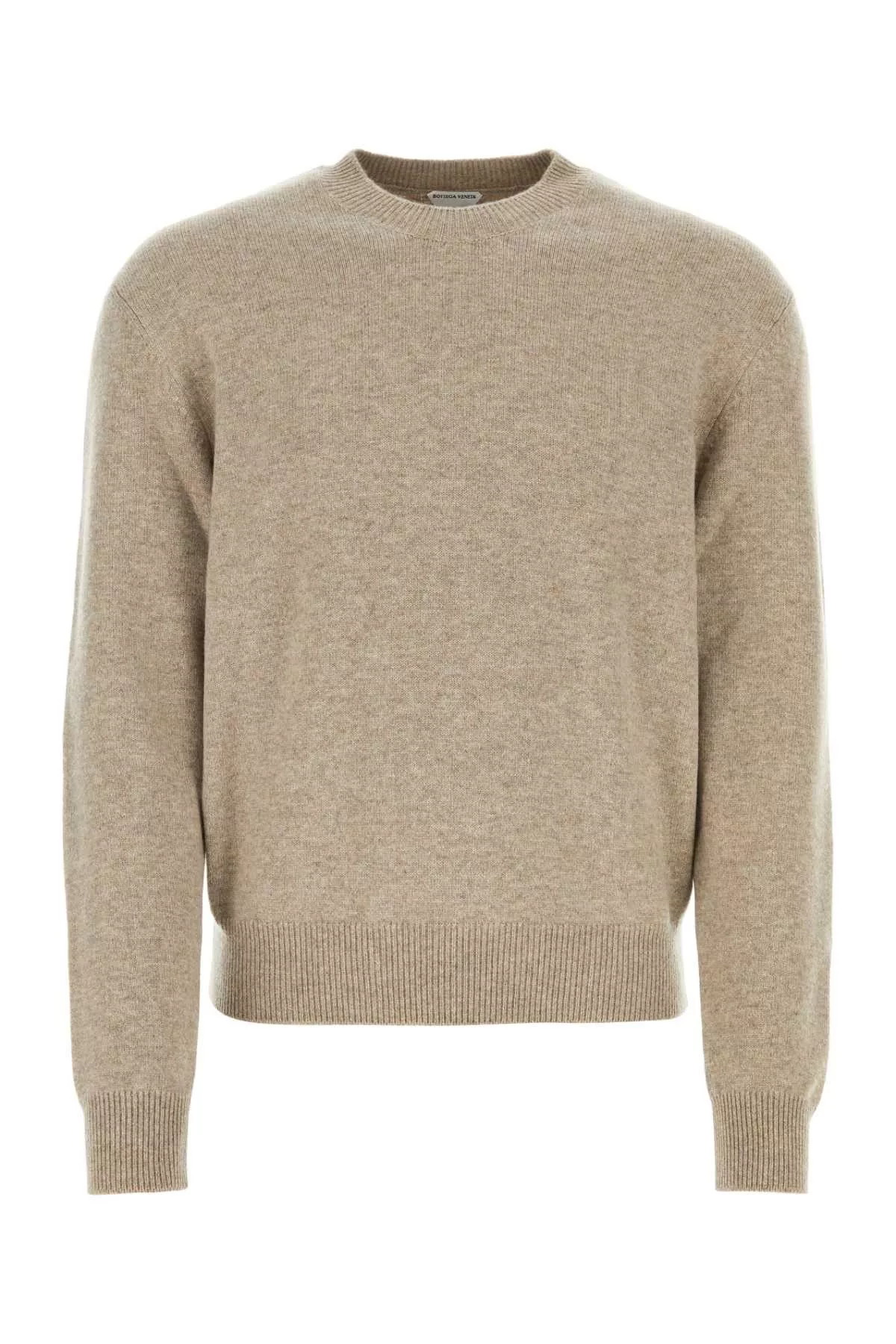 Bottega Veneta Sweaters Knitwear Bottega Veneta Cappuccino Stretch Cashmere Blend Sweater Multi