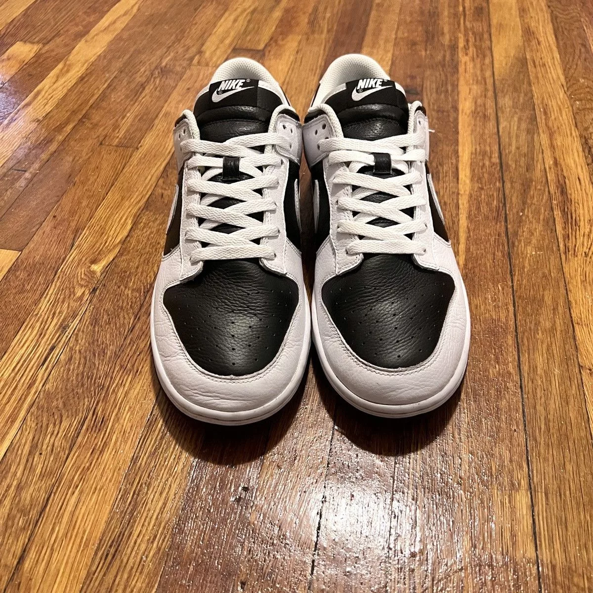Nike Low Top Sneakers Nike Dunk Black White Size 11