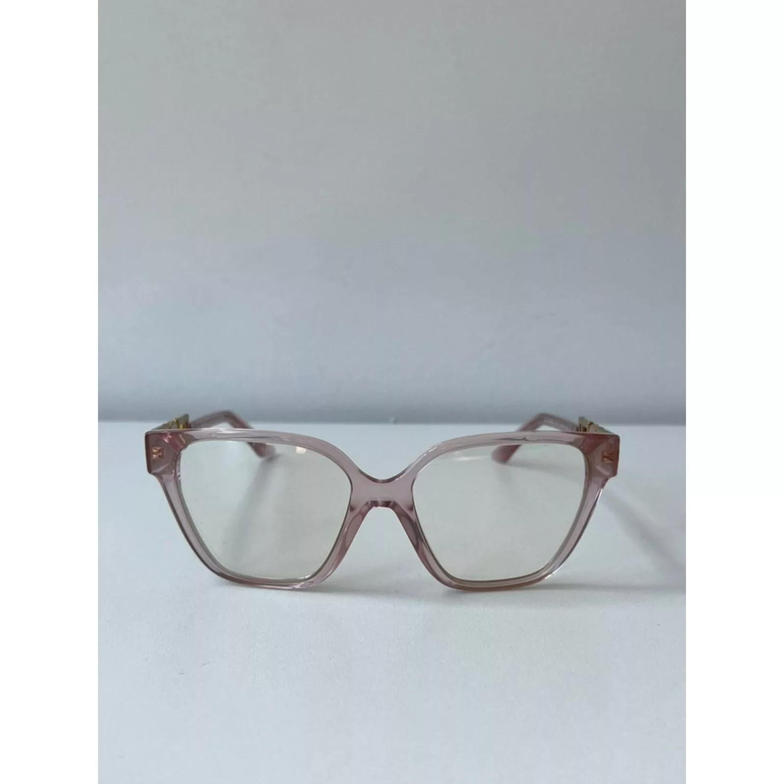 Versace Glasses NEW Versace VE3358-B Pink Crystal Strass Oversized Frames