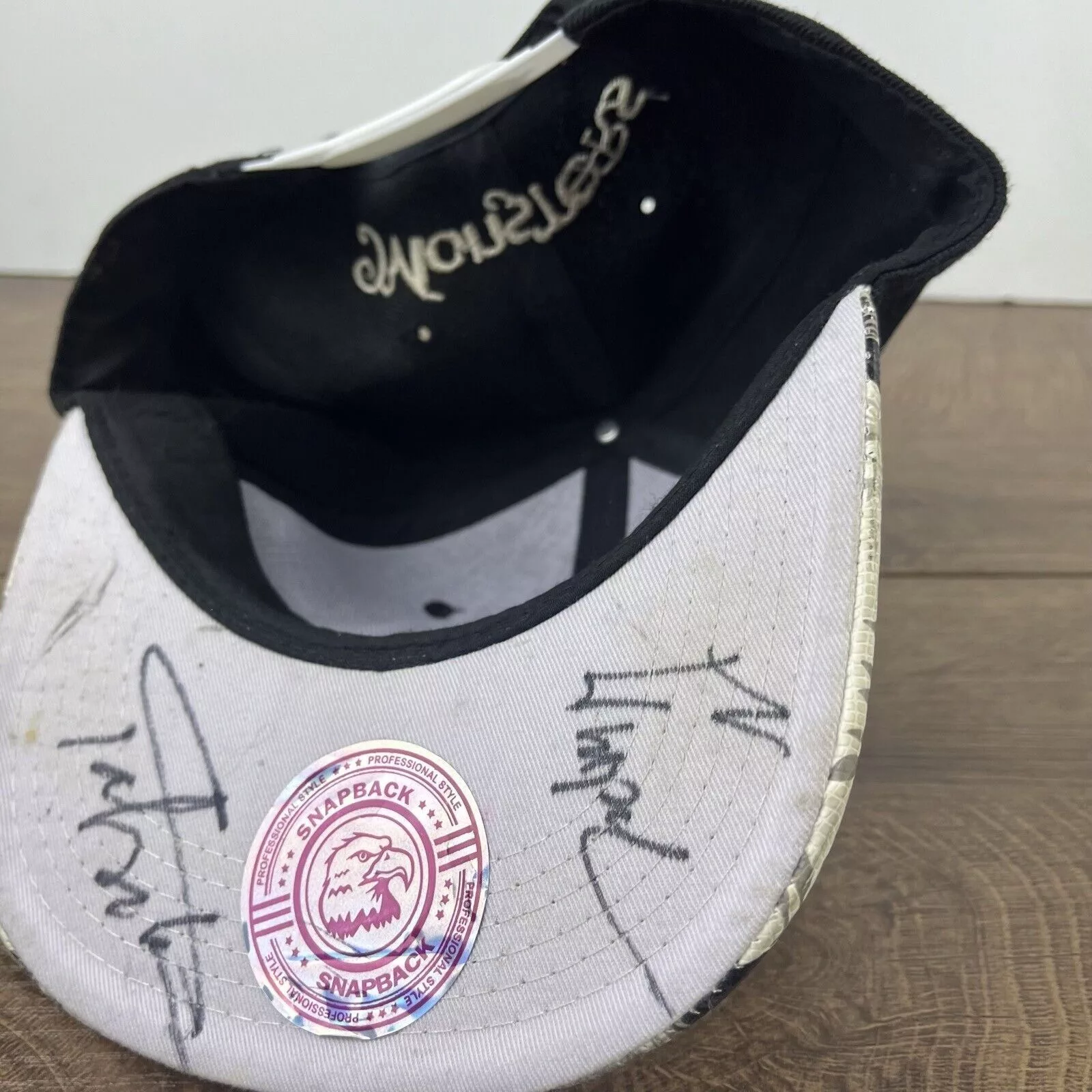 Other Hats Other Monsters Hat Monsters Snapback Hat Black Hat Adjustable Blac