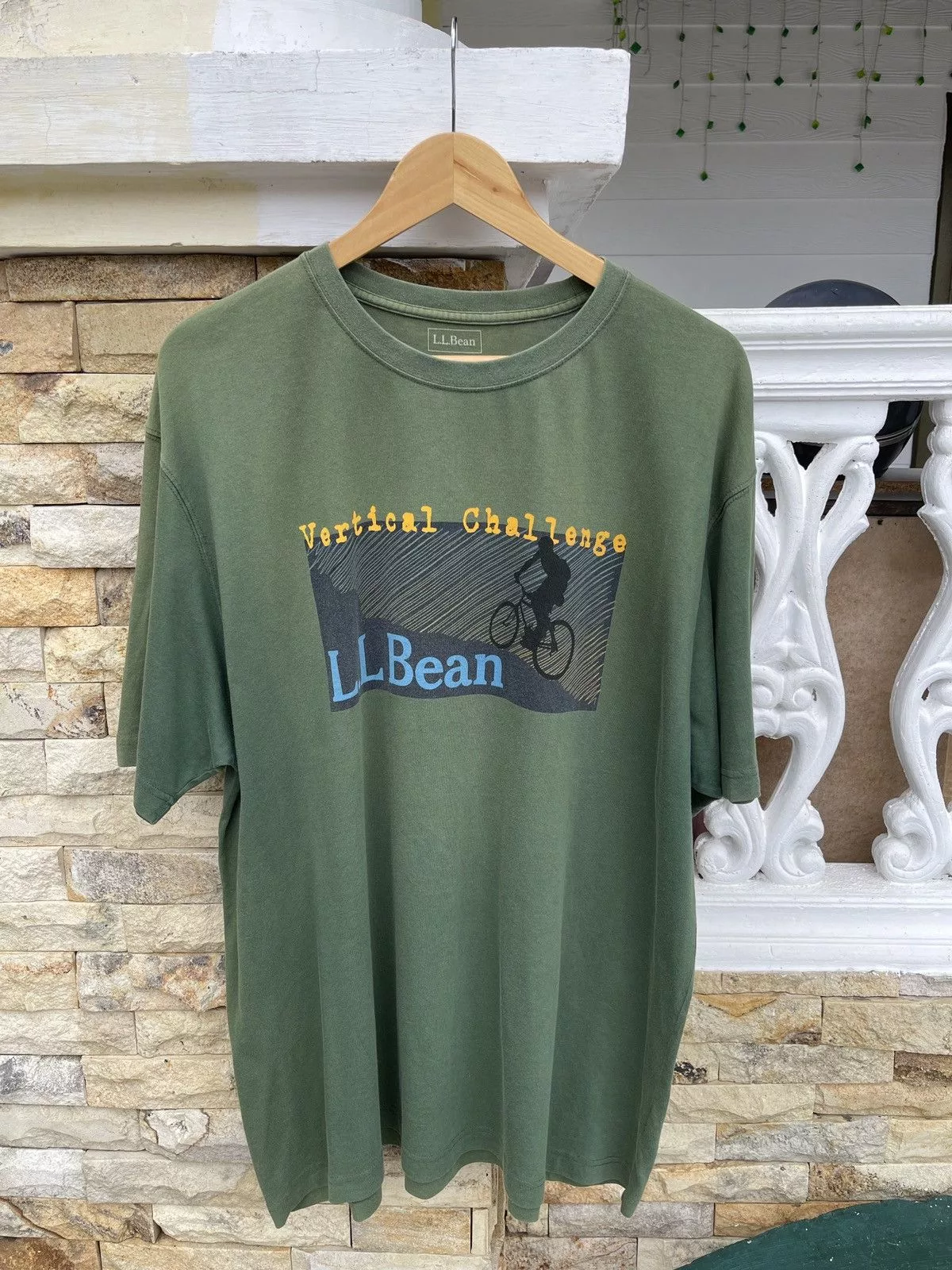 L.L. Bean Short Sleeve T Shirts L.L. Bean × Vintage Last Drop🔥Rare🔥Vintage L.L BEAN Sun Faded XL T Shirt Green Streetwear