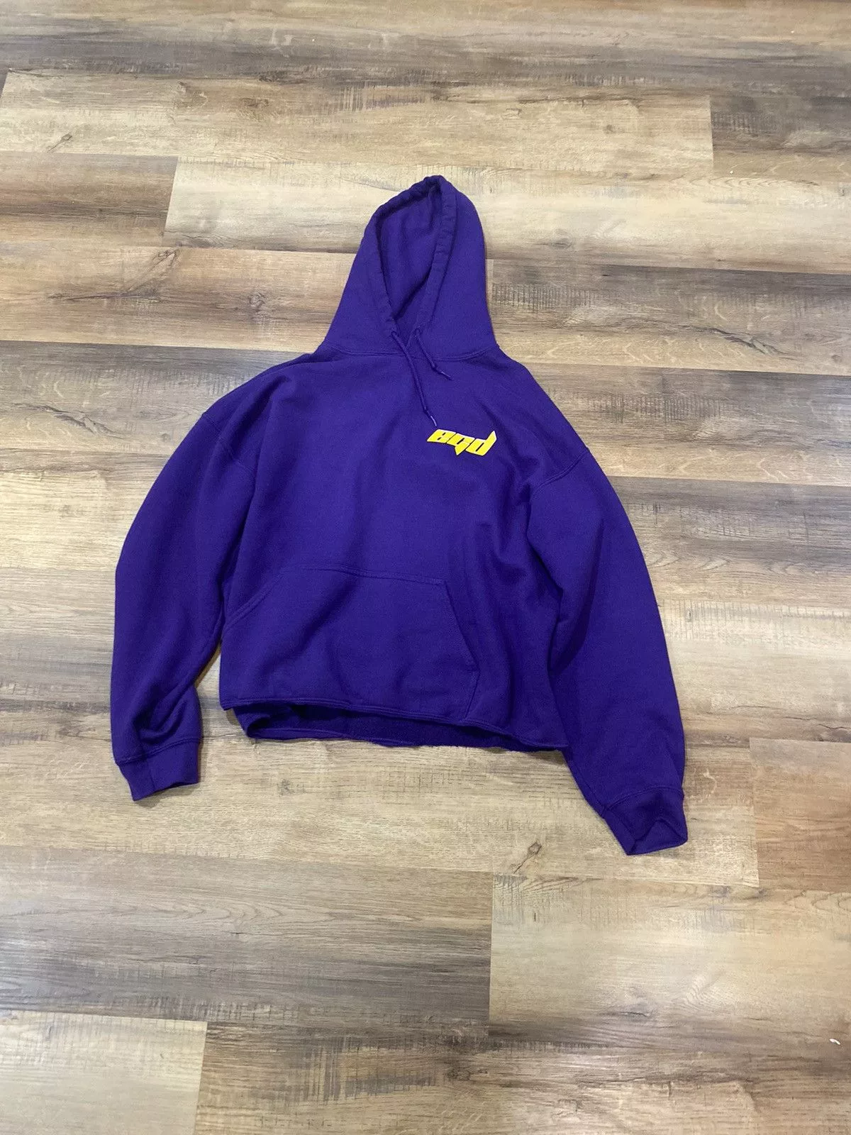 Playboy Sweatshirts Hoodies Playboy Play Boy Cropped Purple Hoodie