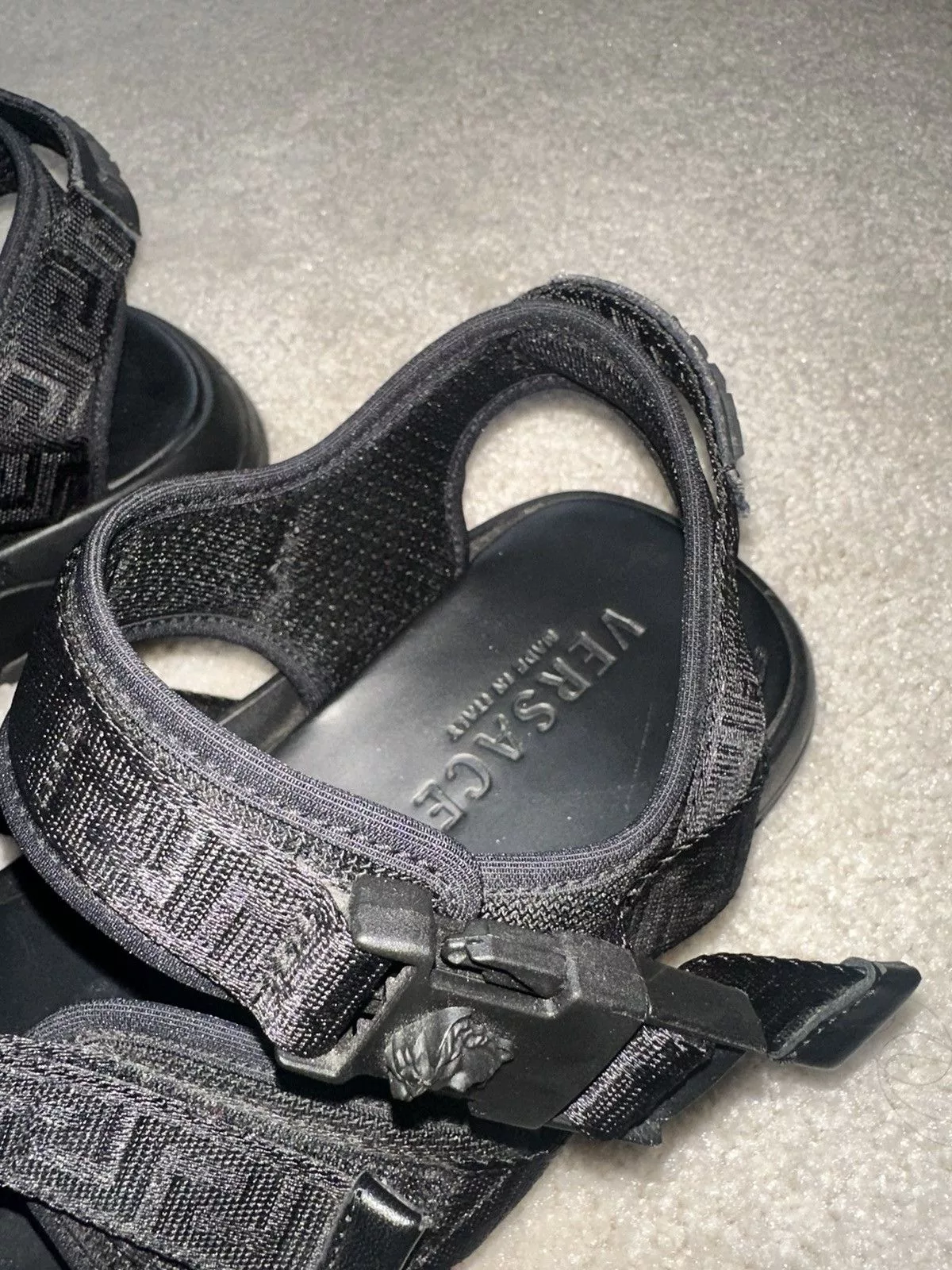 Versace Sandals Men’s Versace Sandal 9.5 Black