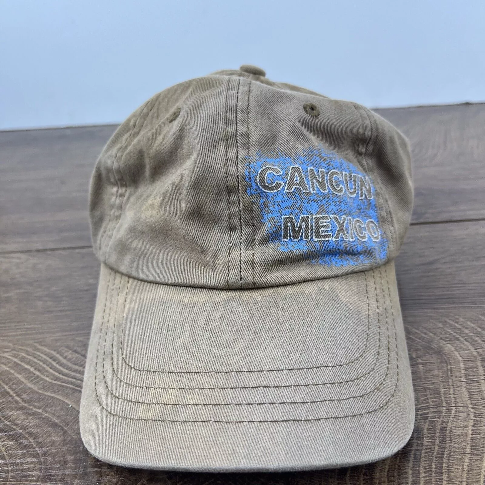 Other Hats Other Cancun Mexico Hat Cancun Cap Hat Brown Cap Adjustable Brown