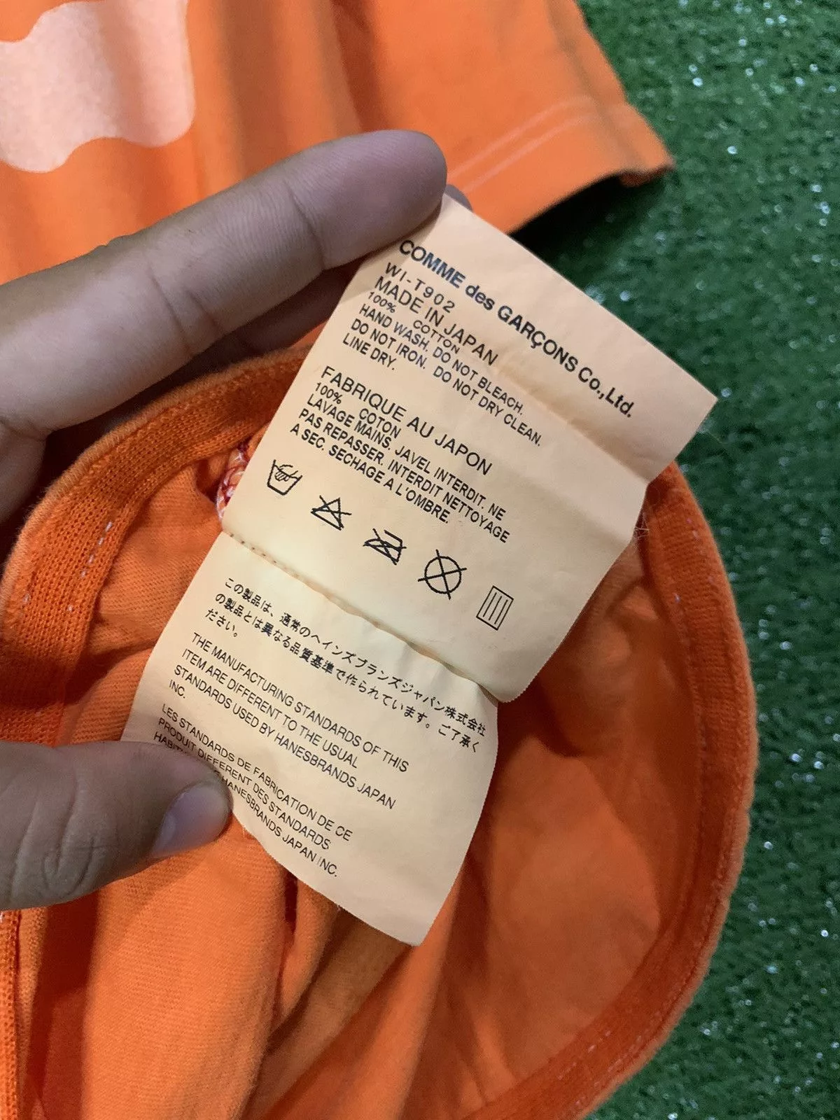 Comme des Garcons Shirts Button Ups Comme des Garcons × Junya Watanabe EYE JUNYA WATANABE COMME DES GARÇONS Orange