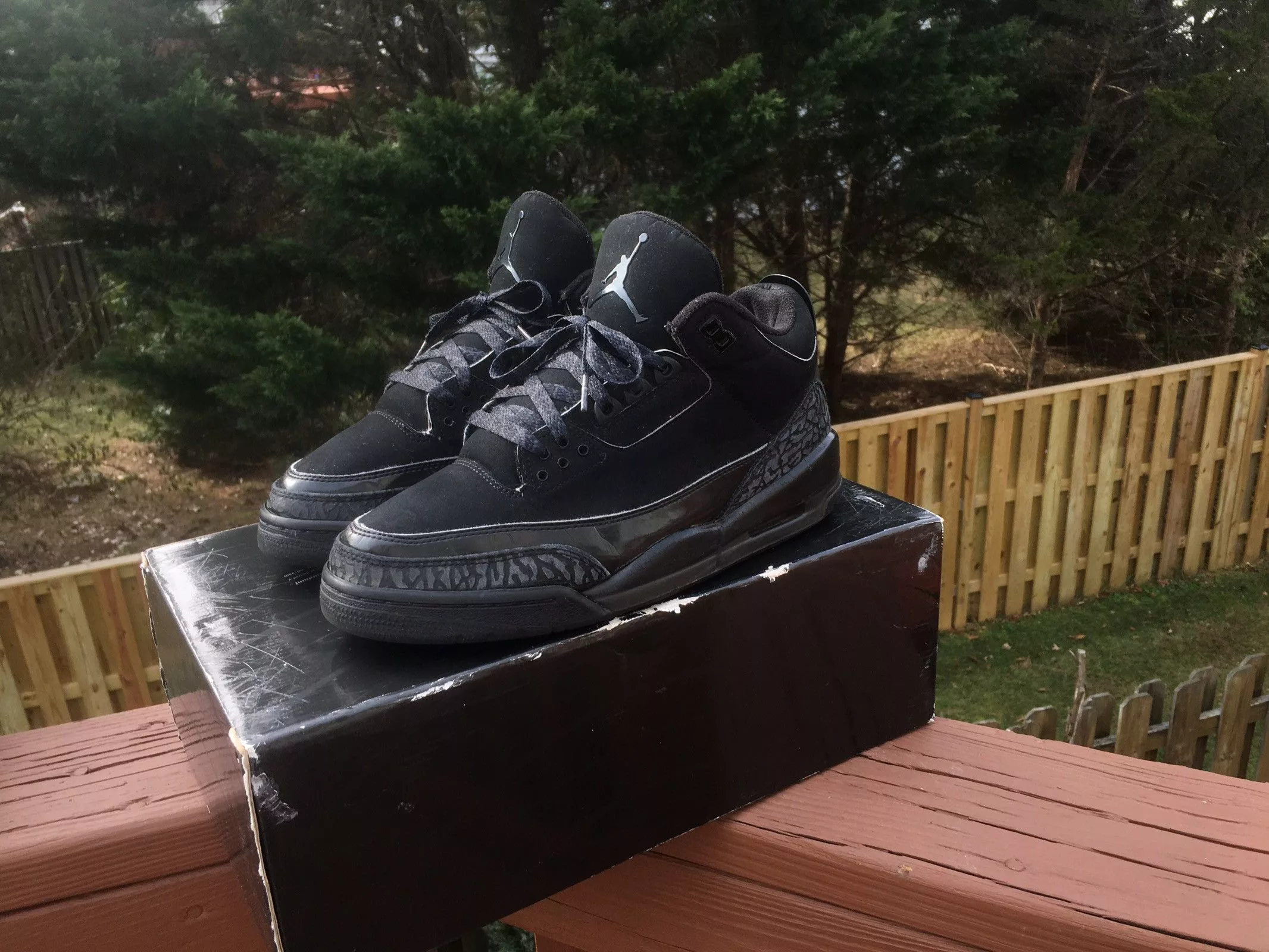 Jordan Brand Low Top Sneakers Jordan Brand Jordan 3 Black Cat
