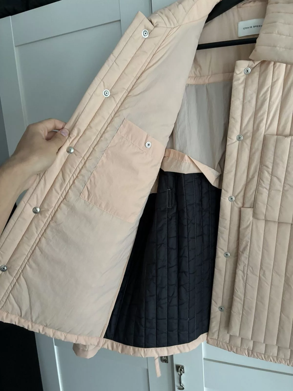 Craig Green Light Jackets Craig Green quilted jacket Pink