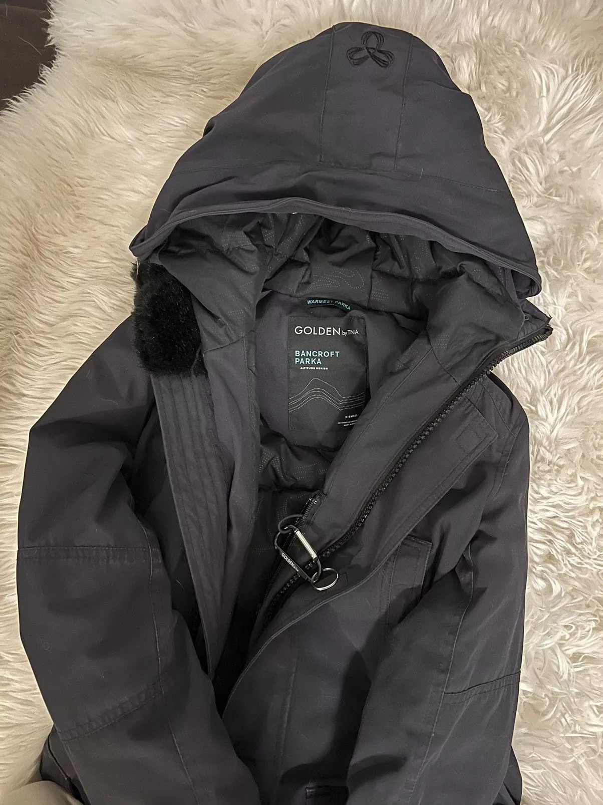 Aritzia Down Jackets BLACK ARITZIA BANCROFT PARKA