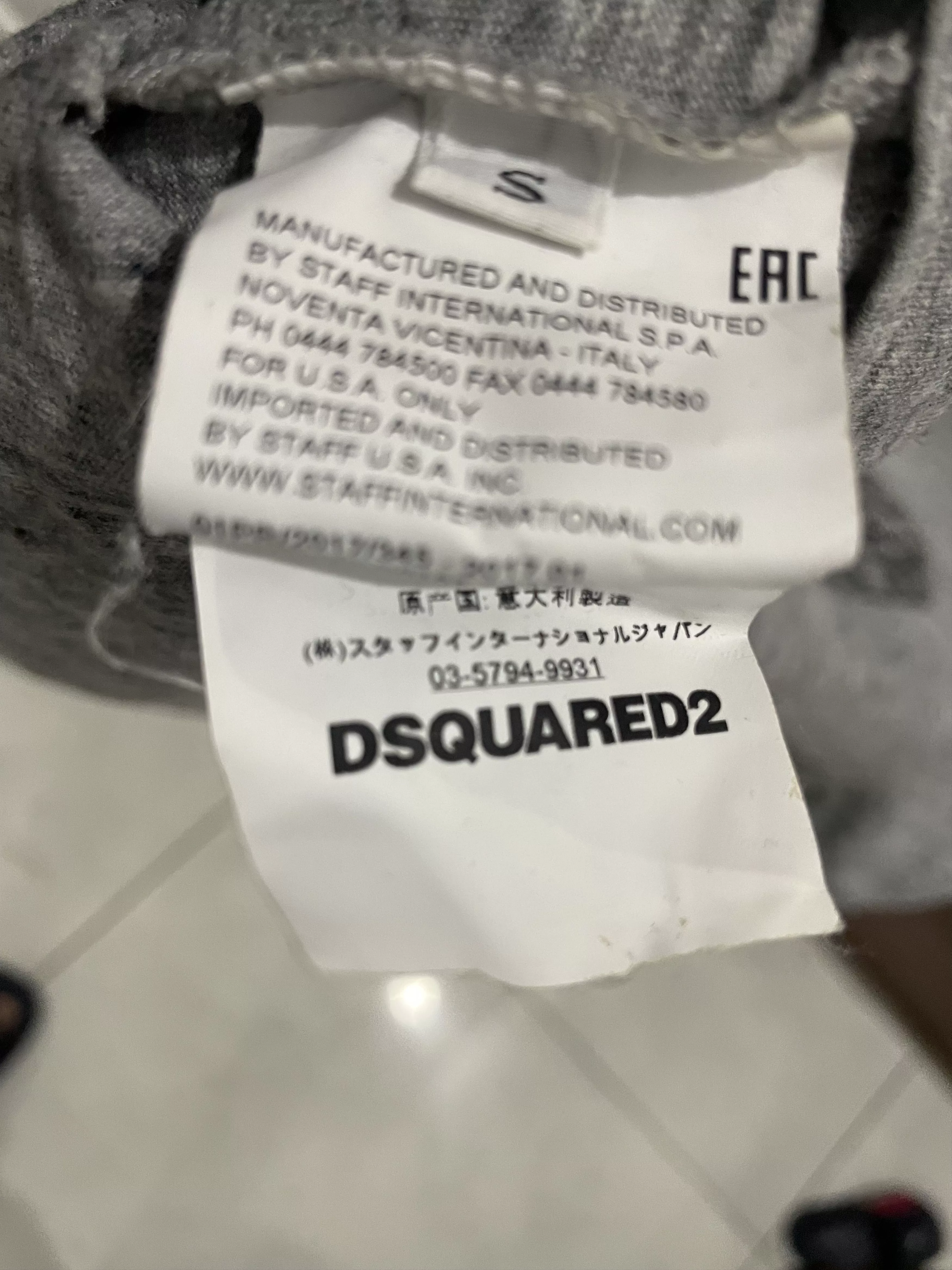 Dsquared2 Short Sleeve T Shirts Dsquared2 tshirt Gray