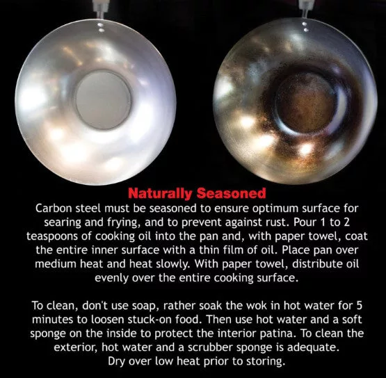 Carbon Steel Wok Set/4