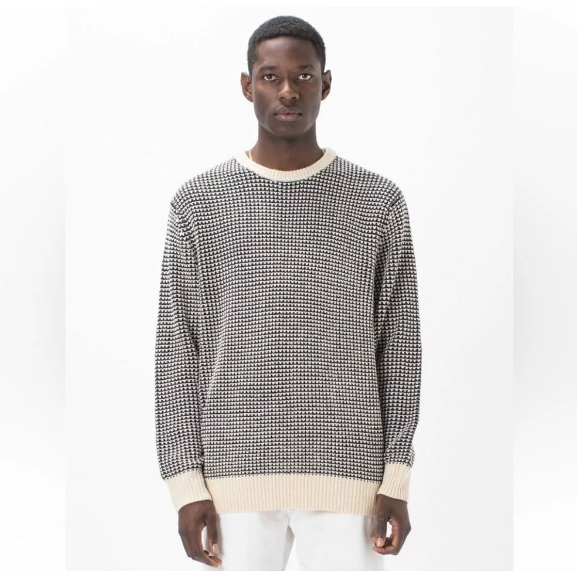 Allsaints Sweatshirts Hoodies Allsaints ALL‎ SAINTS SPITALFIELDS Black/Beige Men’s Sweater