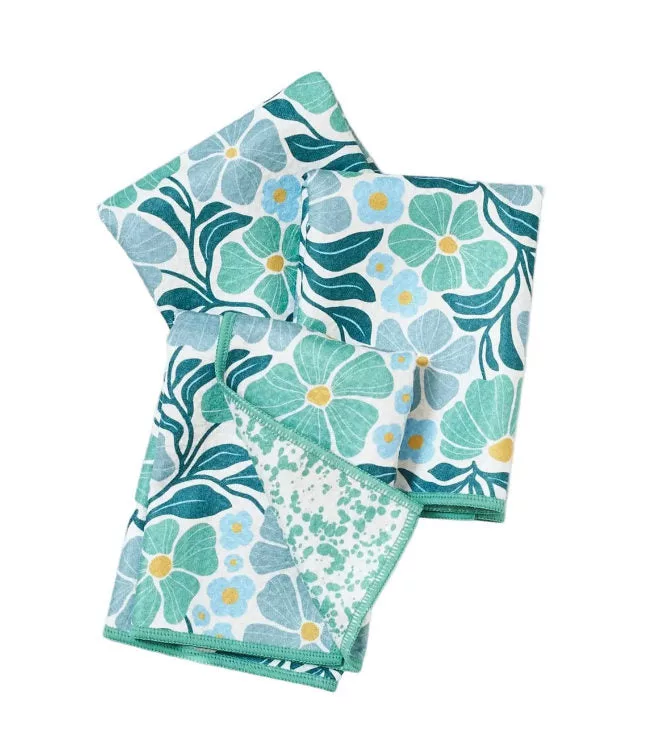 Mini Mighty Towel 3 Set Linda Splatter Menthe Green