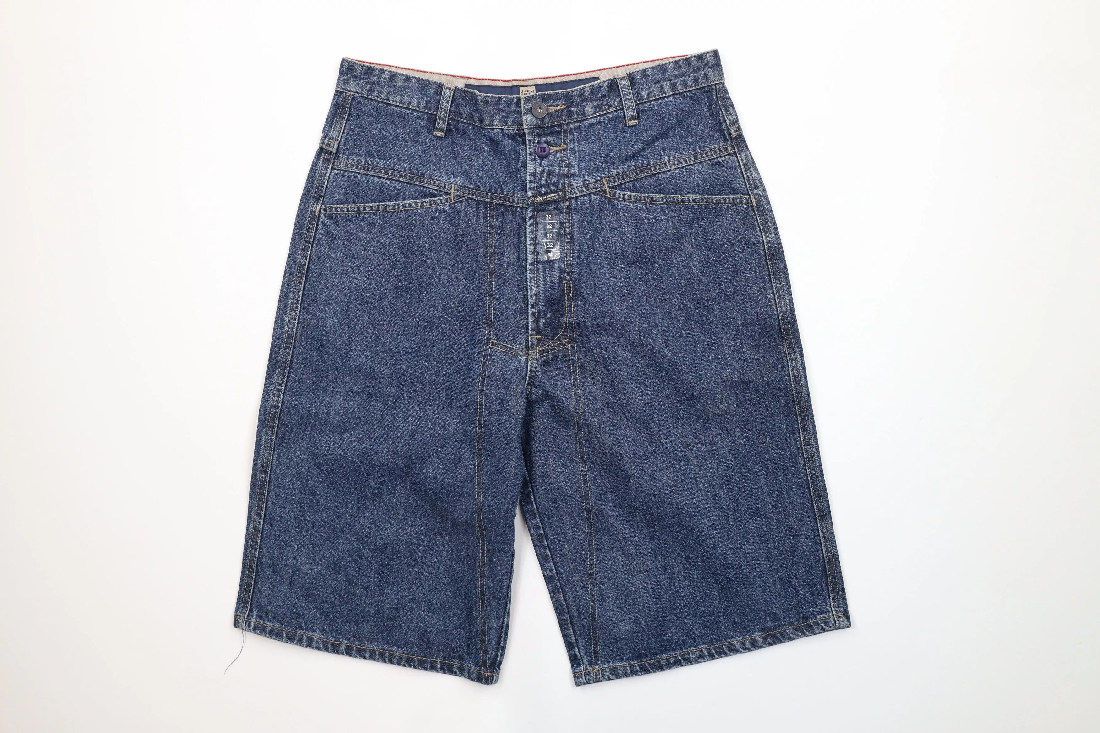 Marithe + Francois Girbaud Shorts Marithe + Francois Girbaud × Vintage Deadstock Vintage Marithe Francois Girbaud Denim Jean Shorts Blue
