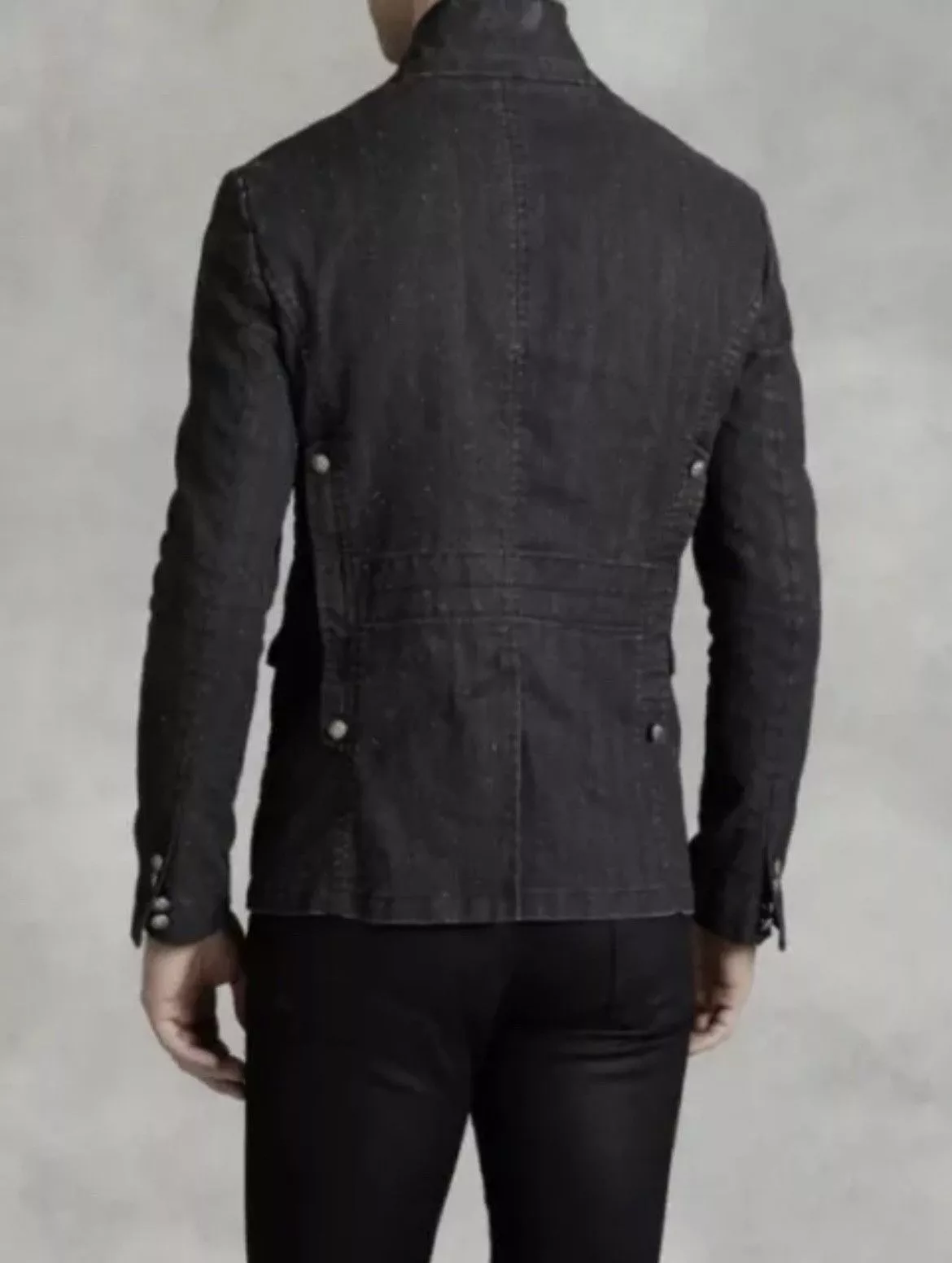 John Varvatos Light Jackets John Varvatos Linen Button Front Jacket. 54 Black