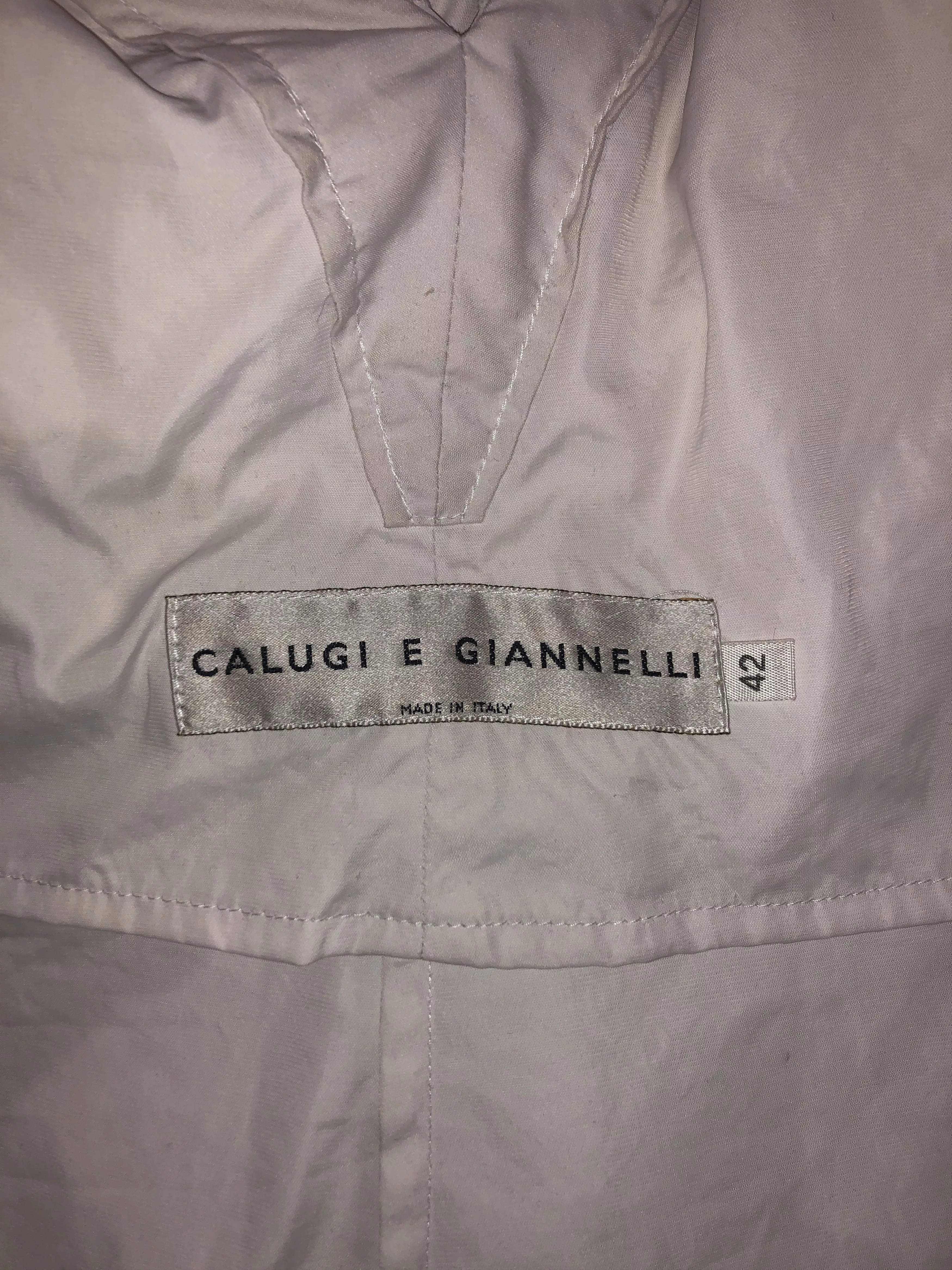 Calugi e Gianelli Jackets Calugi e Gianelli Open backside hooded Jacket Beige